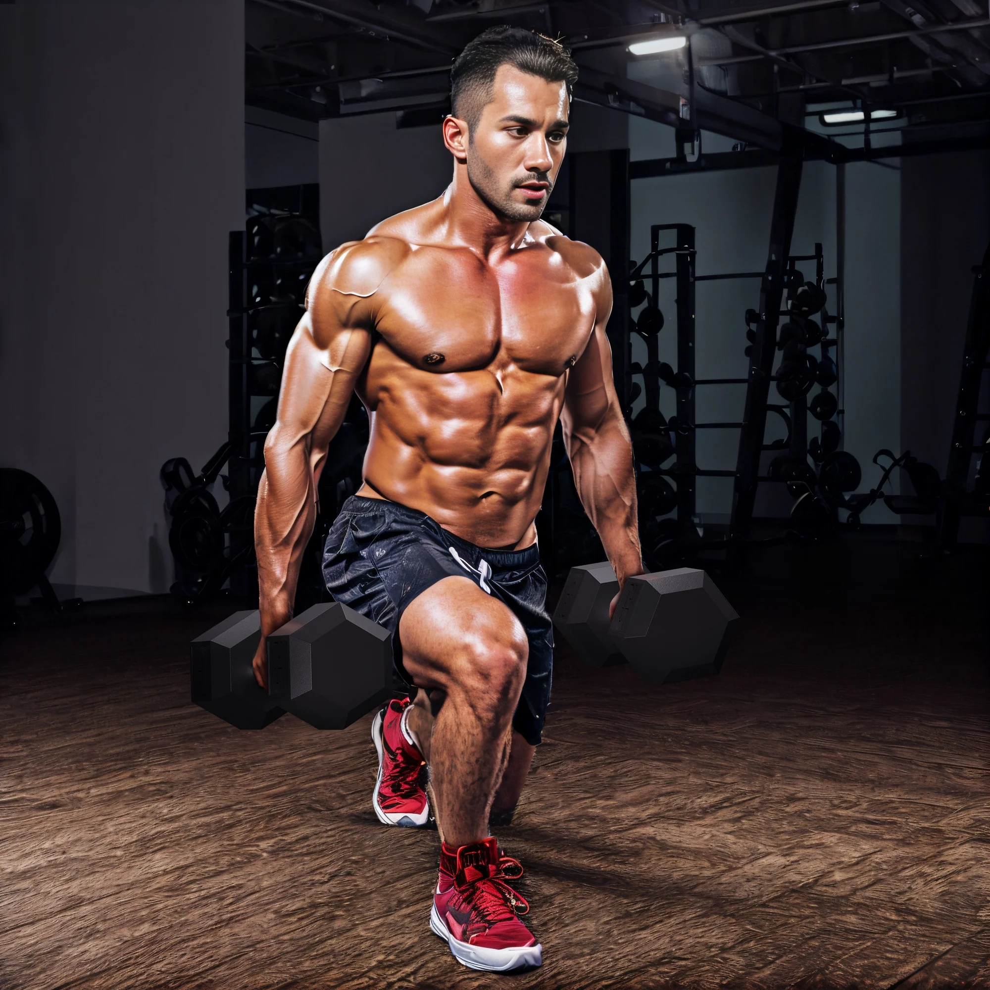 Antzz Dumbbells Set of 2 Exercise Fitness Dumbbell for Home Gym Free Weights Hand Hex Dumb Bells Black 25LB - Womvr