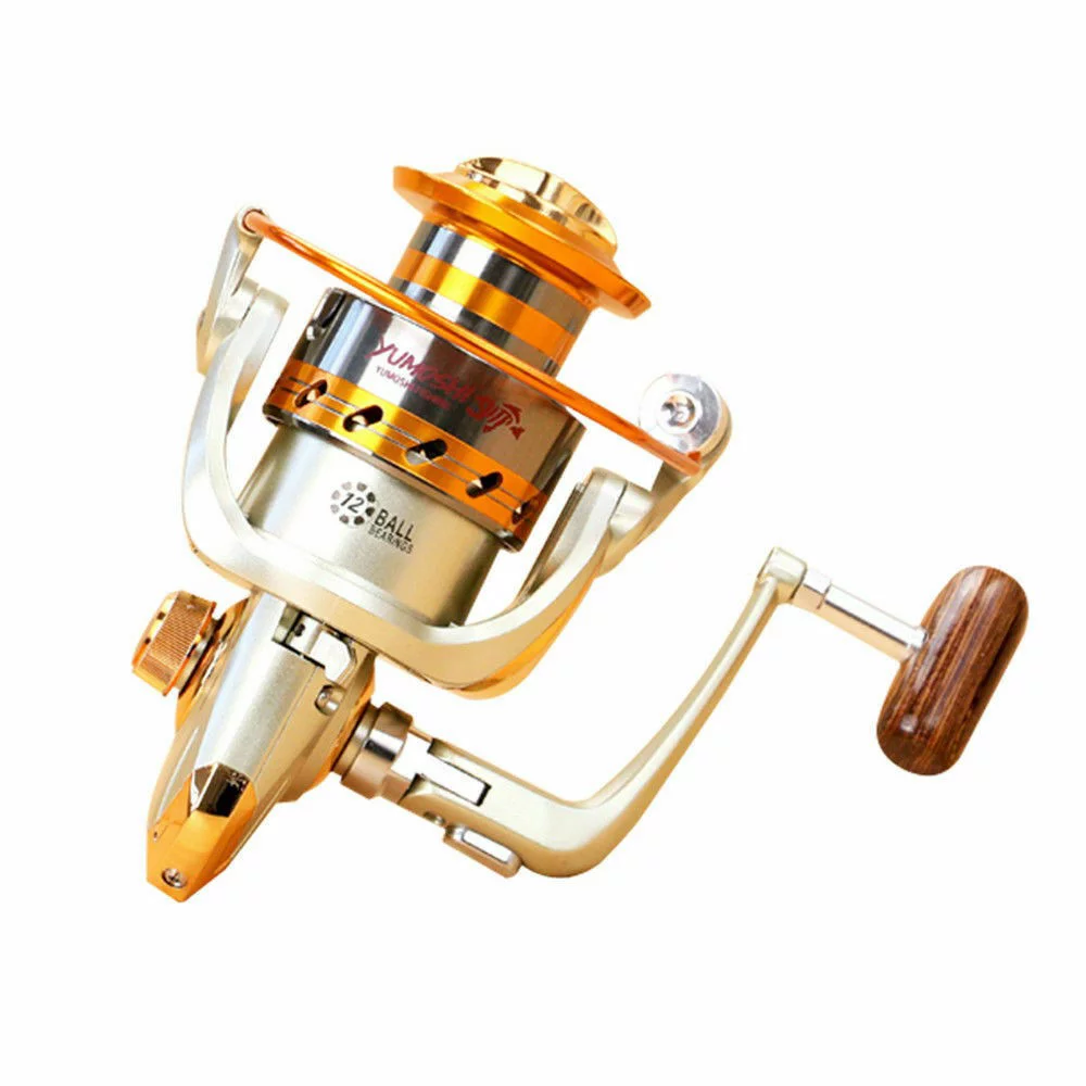 EF500-EF8000 Spinning Fishing Reel 12BB Metal Spool Folding Arm Left Right - Womvr
