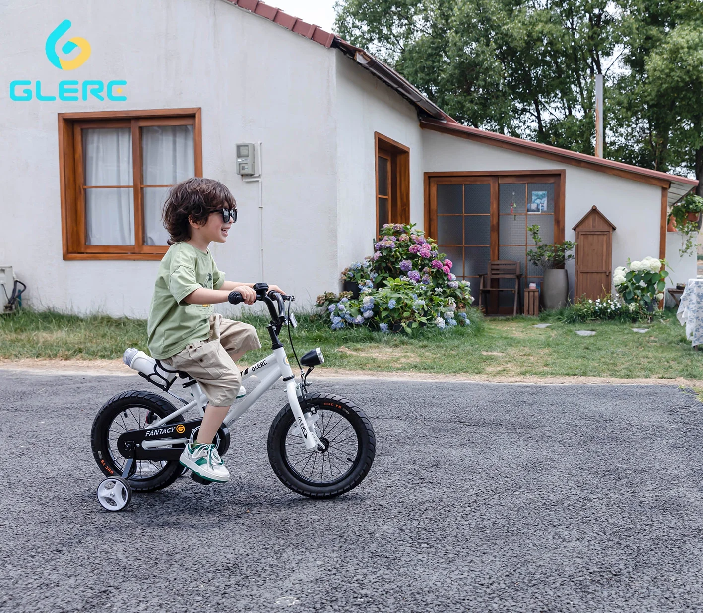 Glerc 12 inch Toddler and Kids Bike for 2-4 Years Old Boys & Girls, White - Womvr