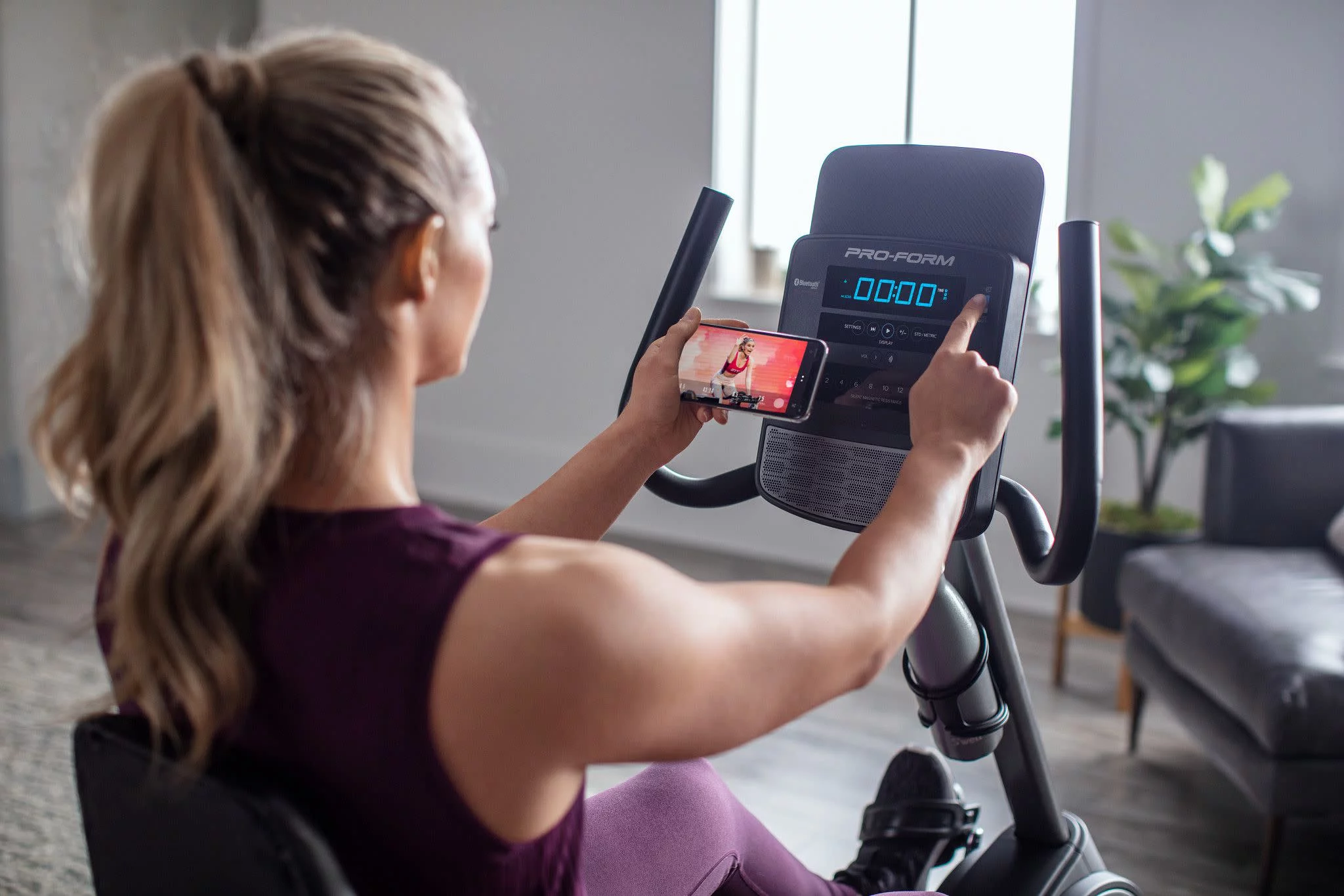 ProForm Cycle Trainer 400 Ri Stationary Exercise Bike, Compatible with iFIT Personal Training - Womvr