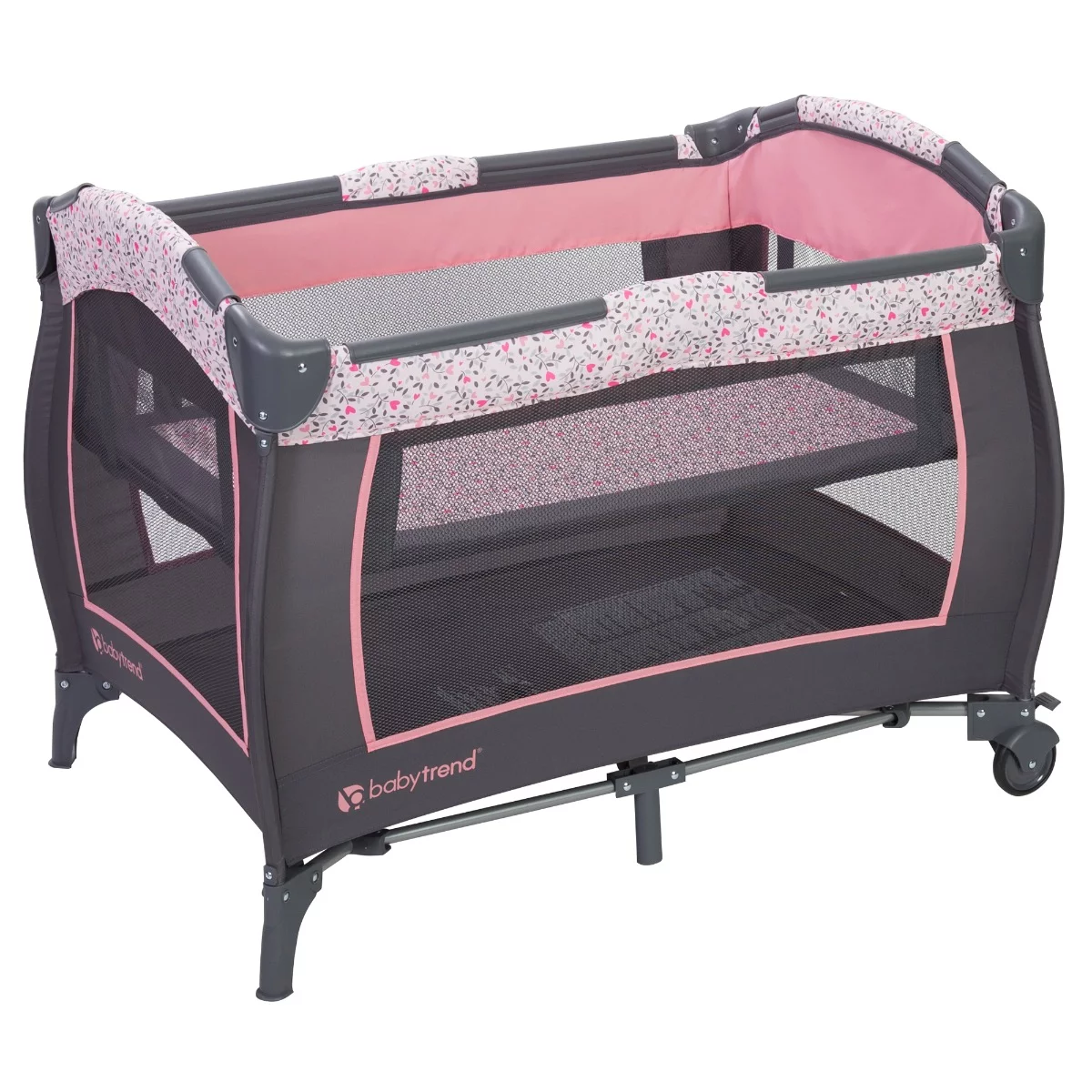 Baby Trend Portable Infant Trend-E Nursery Center Bassinet, Starlight Pink - Womvr