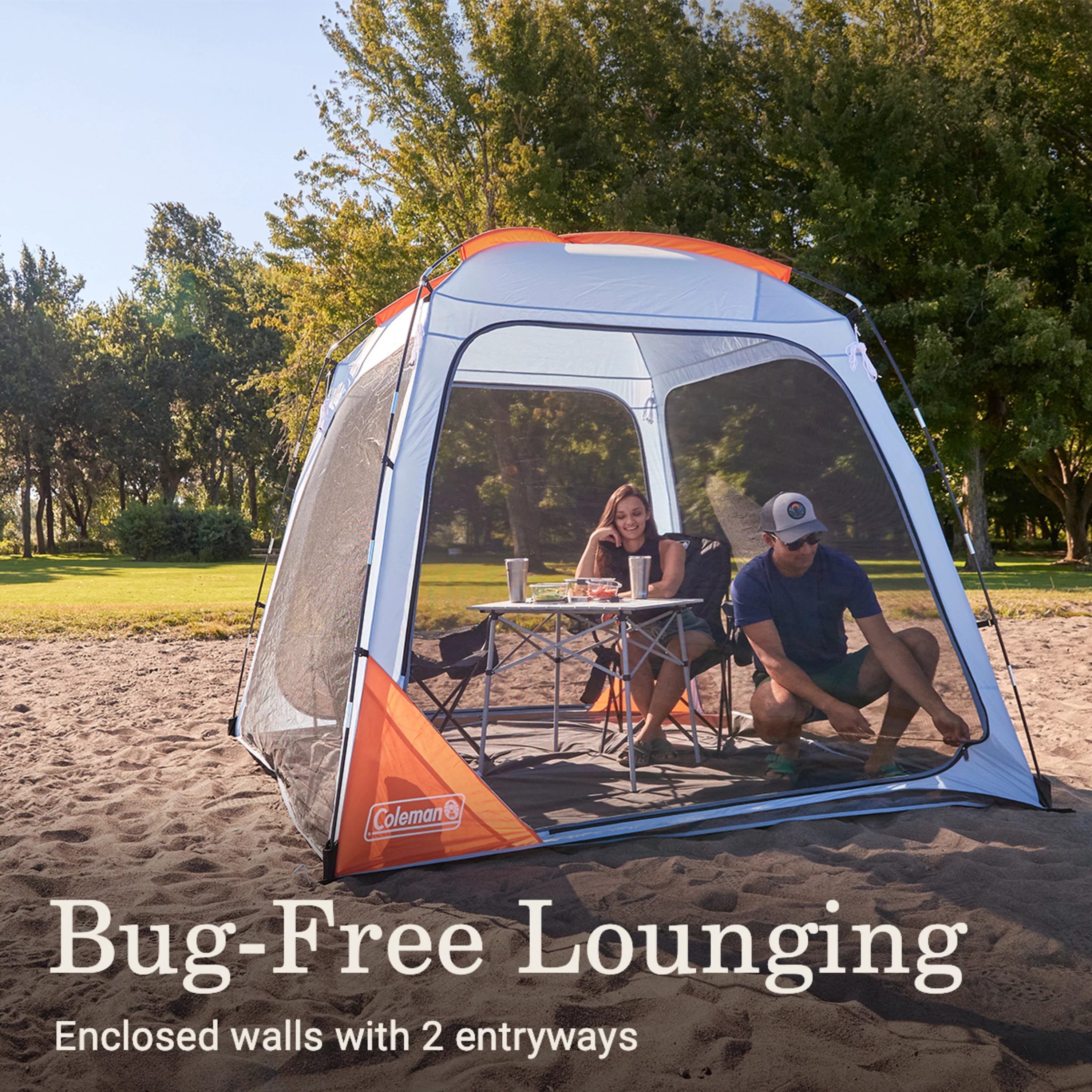 Coleman Skyshade 8 x 8 Screen Dome Tent - Womvr