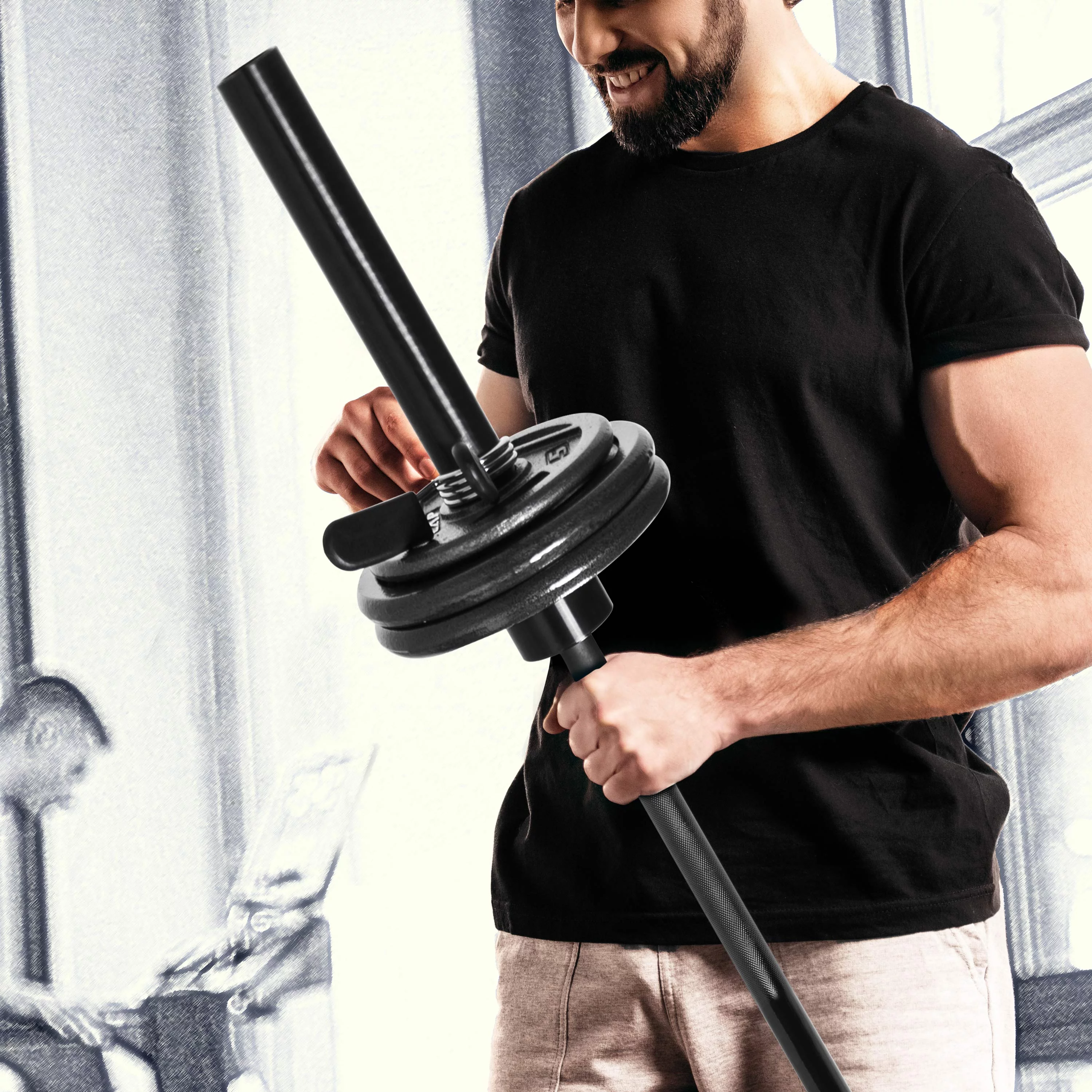 CAP Barbell 50lb Olympic Grip Plate Weight Set (25x2) - Womvr