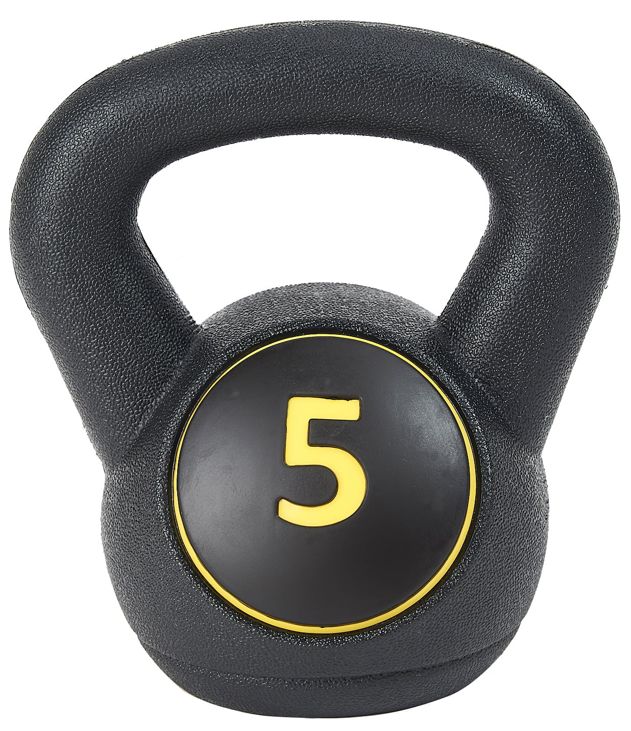 BalanceFrom Wide Grip Kettlebell Exercise Fitness Weight Set, 3-Pieces: 5lb, 10lb, and 15lb Kettlebells - Womvr