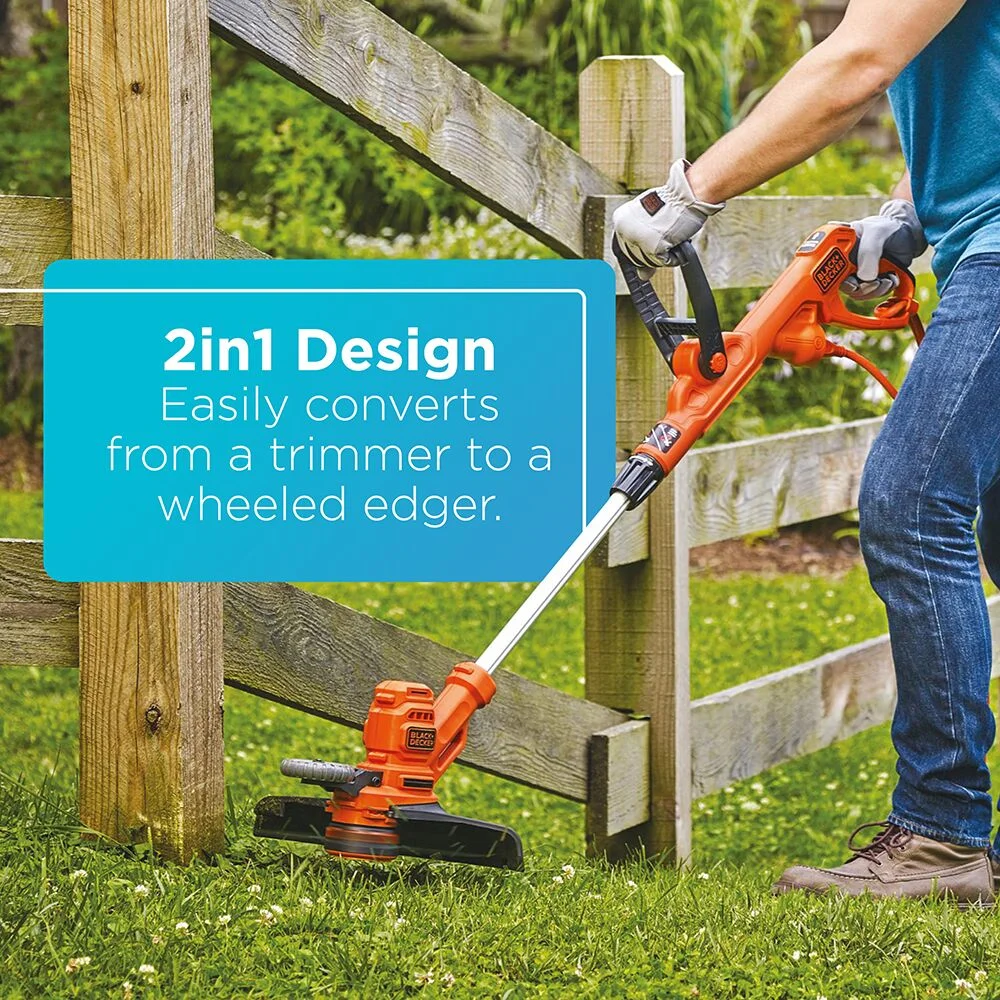 BLACK+DECKER String Trimmer With Auto Feed, Electric, 6.5-Amp, 14-Inch, (BESTA510) - Womvr