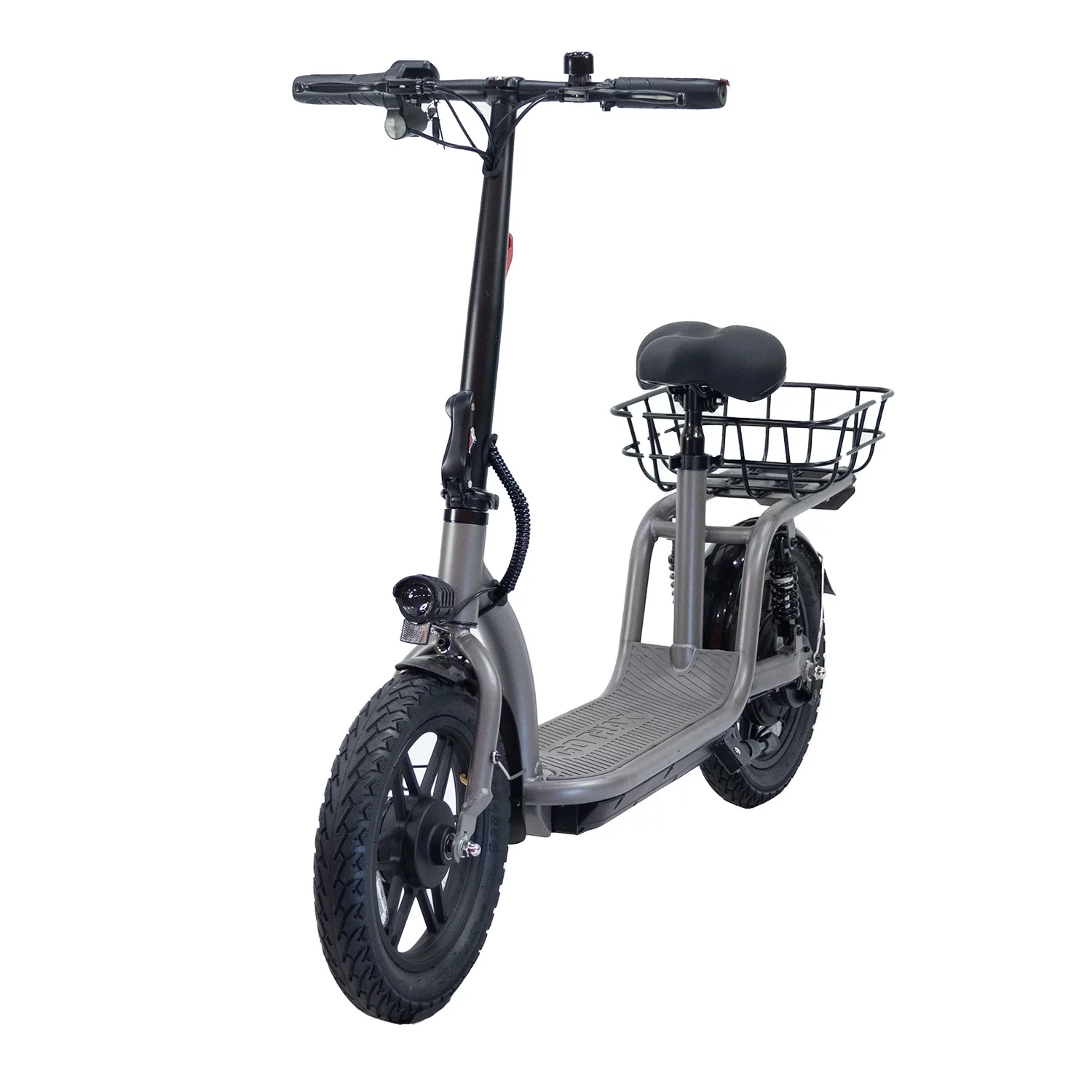 GOTRAX Flex Electric Scooter with Seat for Adult Commuter, 400W&16 Miles Range&15.5Mph Foldable Scooter with 14