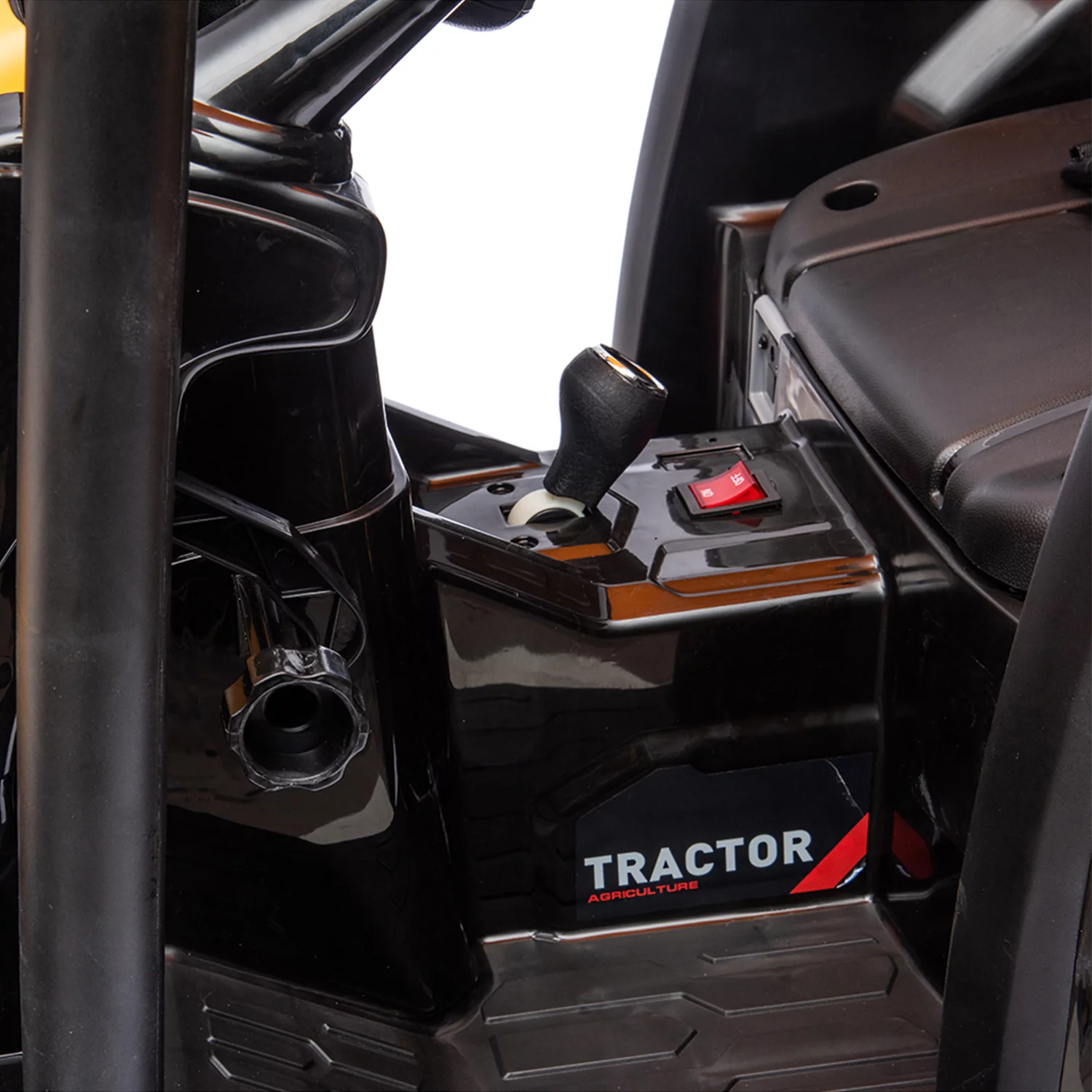 CIPACHO 24 V Powered Ride Ons Tractor, Electric Construction Vehicles for Kids with Working Loader and Backhoe Digger, Kids' Car Toys with Trailer, Green - Womvr