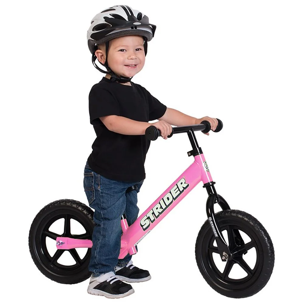 Strider 12 Classic Entry Balance Bike for Toddler Kids 18 - 36 Months Old, Red - Womvr