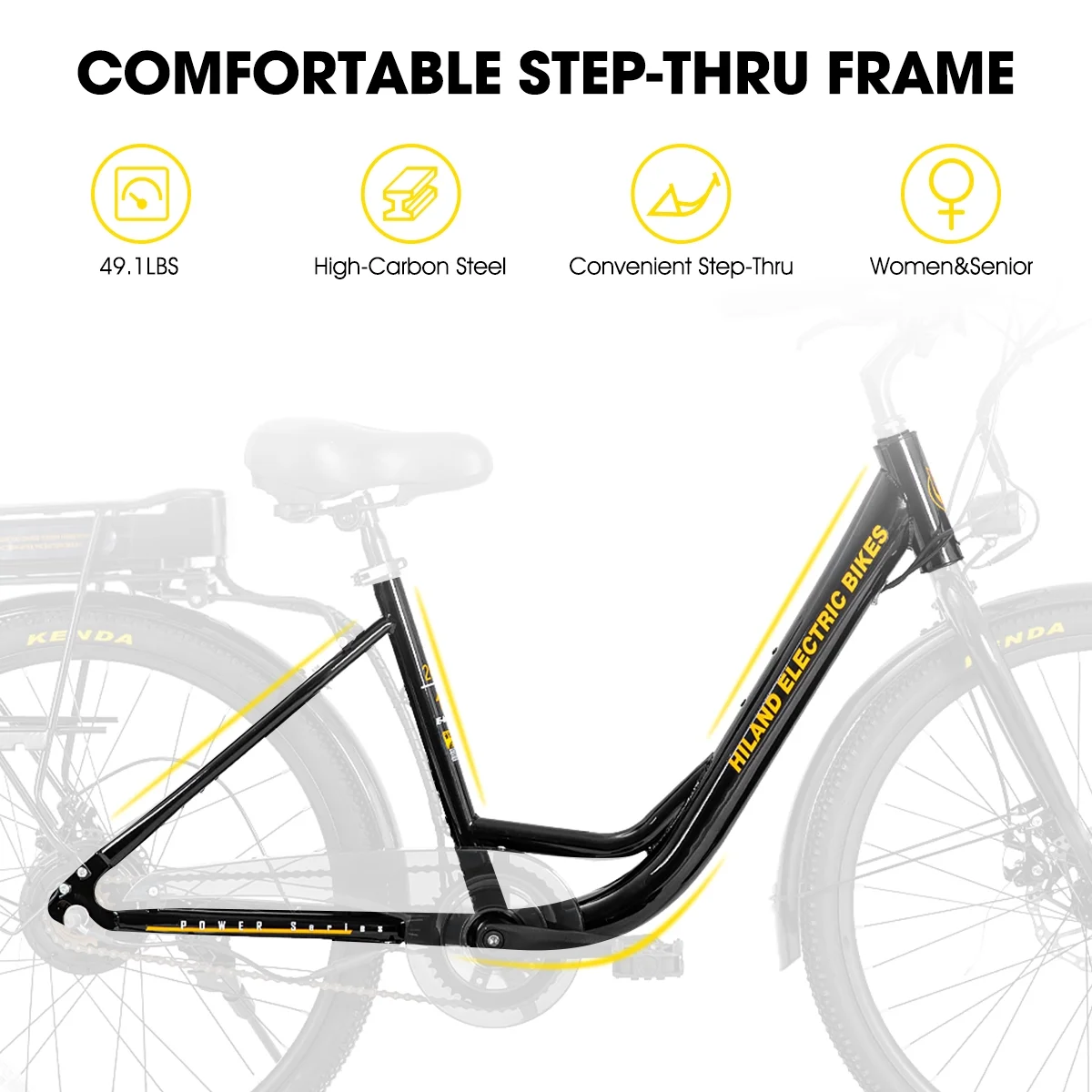 Hiland Electric Bike 26