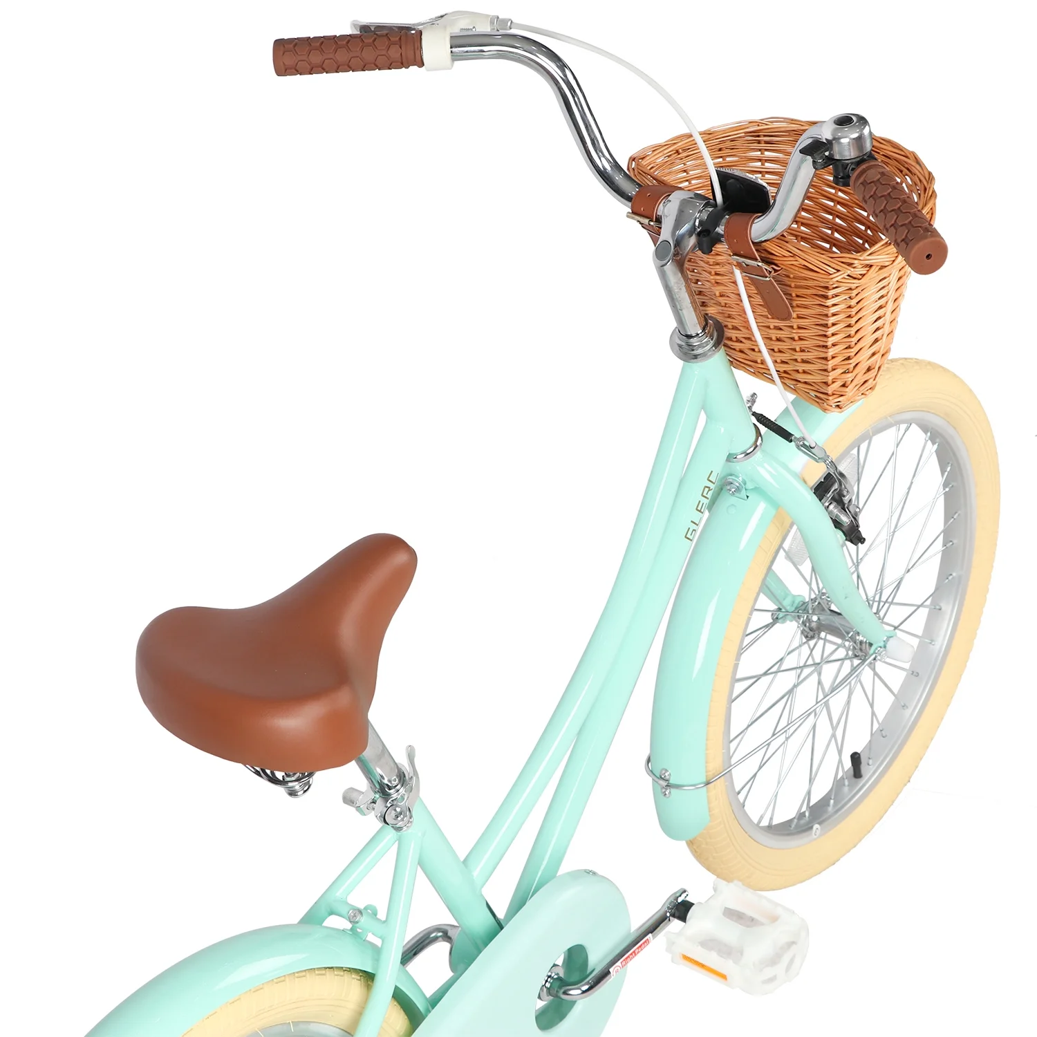 Glerc Little Molly 14 inch Kids Girls Bike for 3-5 Years Old Little Child,Yellow - Womvr