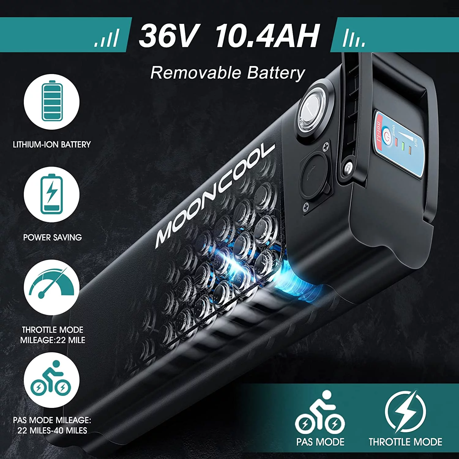 ABORON 350W Electric Trike, 7 Speed 24