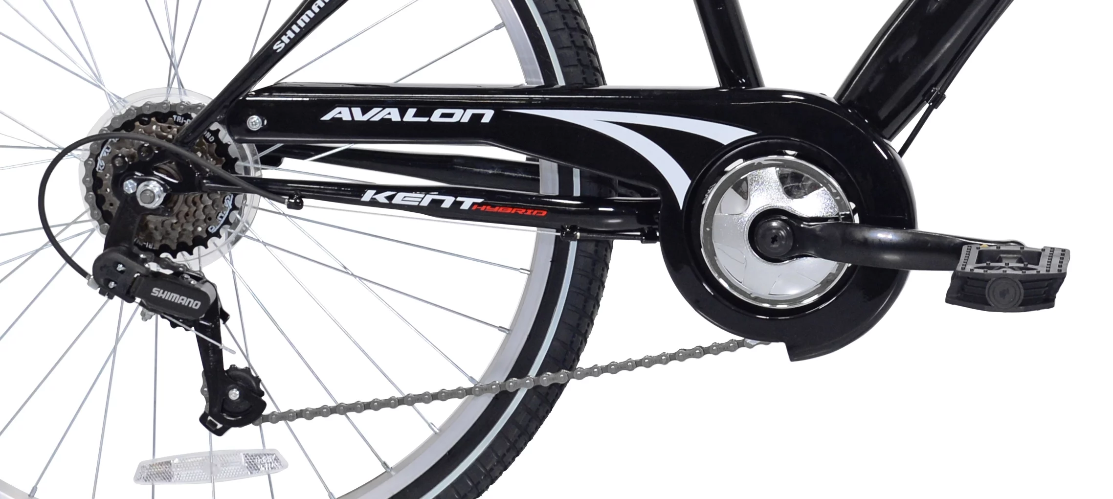 Kent Bicycle 26 In. Avalon Comfort Men's Bike with Full Suspension, Black - Womvr