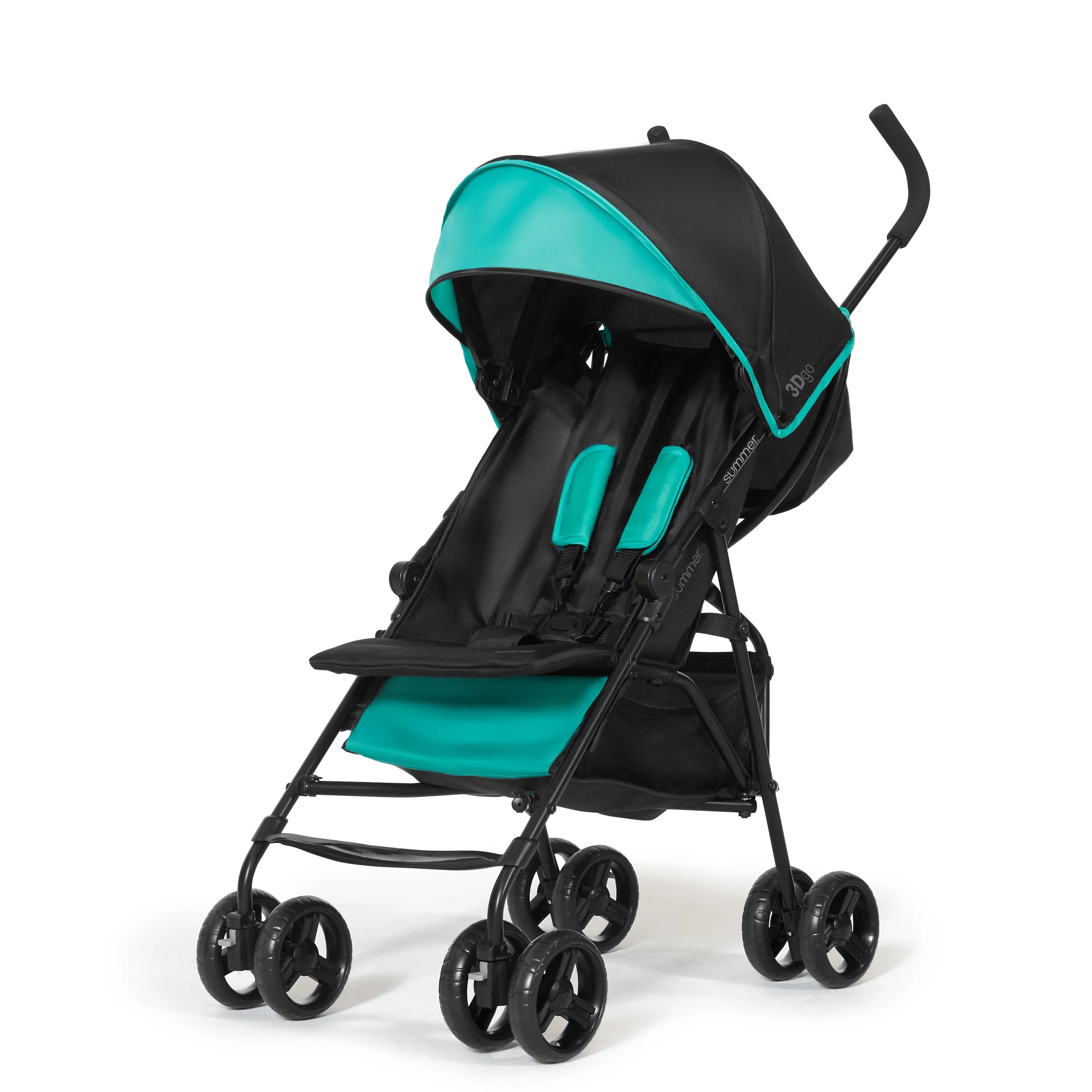 Summer Infant 3Dgo Lightweight Compact Fold Convenience Stroller, Black - Womvr