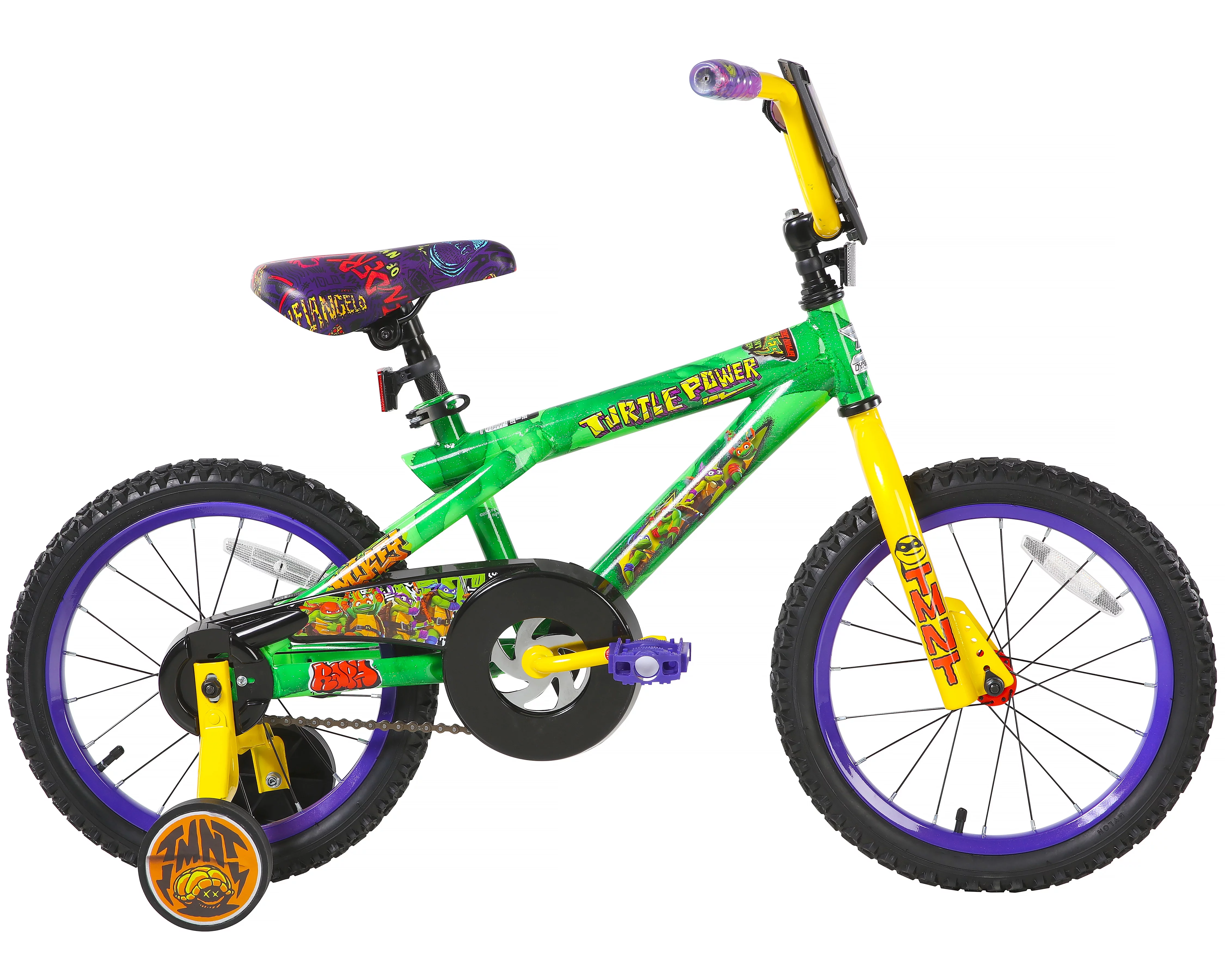 Dynacraft 16-inch Teenage Mutant Ninja Turtles Boys Bike for children ages 4-8 years - Womvr