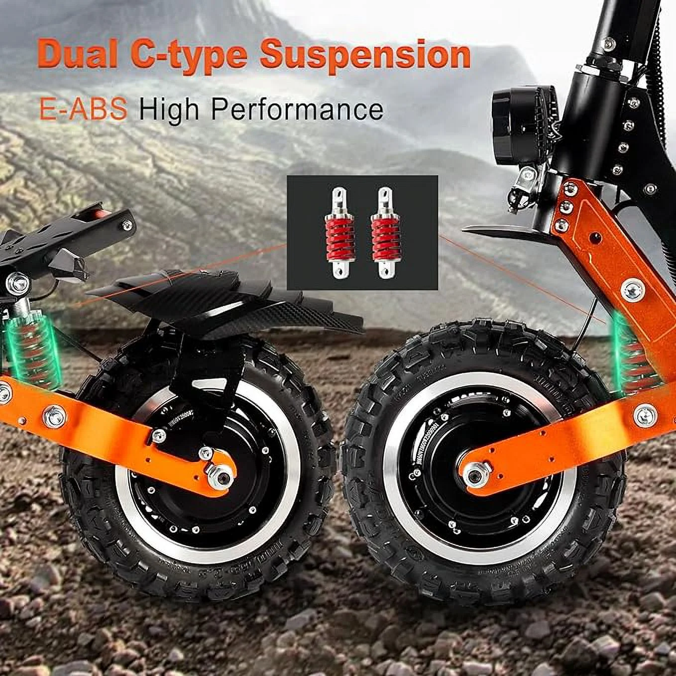 ZonDoo ZO01 Plus Electric Scooter Adults 60V 6000W Dual Motor,Up to 58MPH 60 Miles Range E-Scooter with Seat for Adults - Womvr