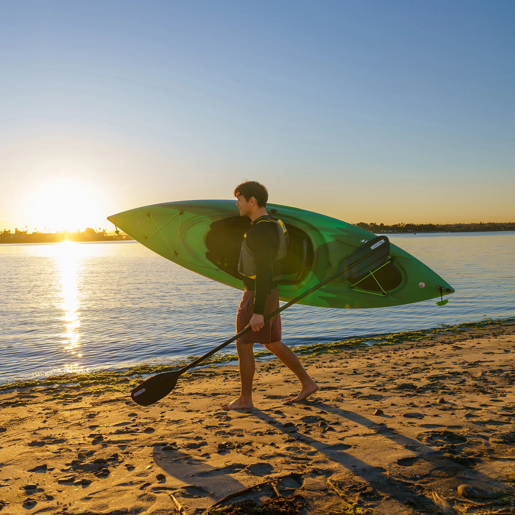 Lifetime Guster 10 ft Sit-Inside Kayak, Lightning Fusion (90852) - Womvr