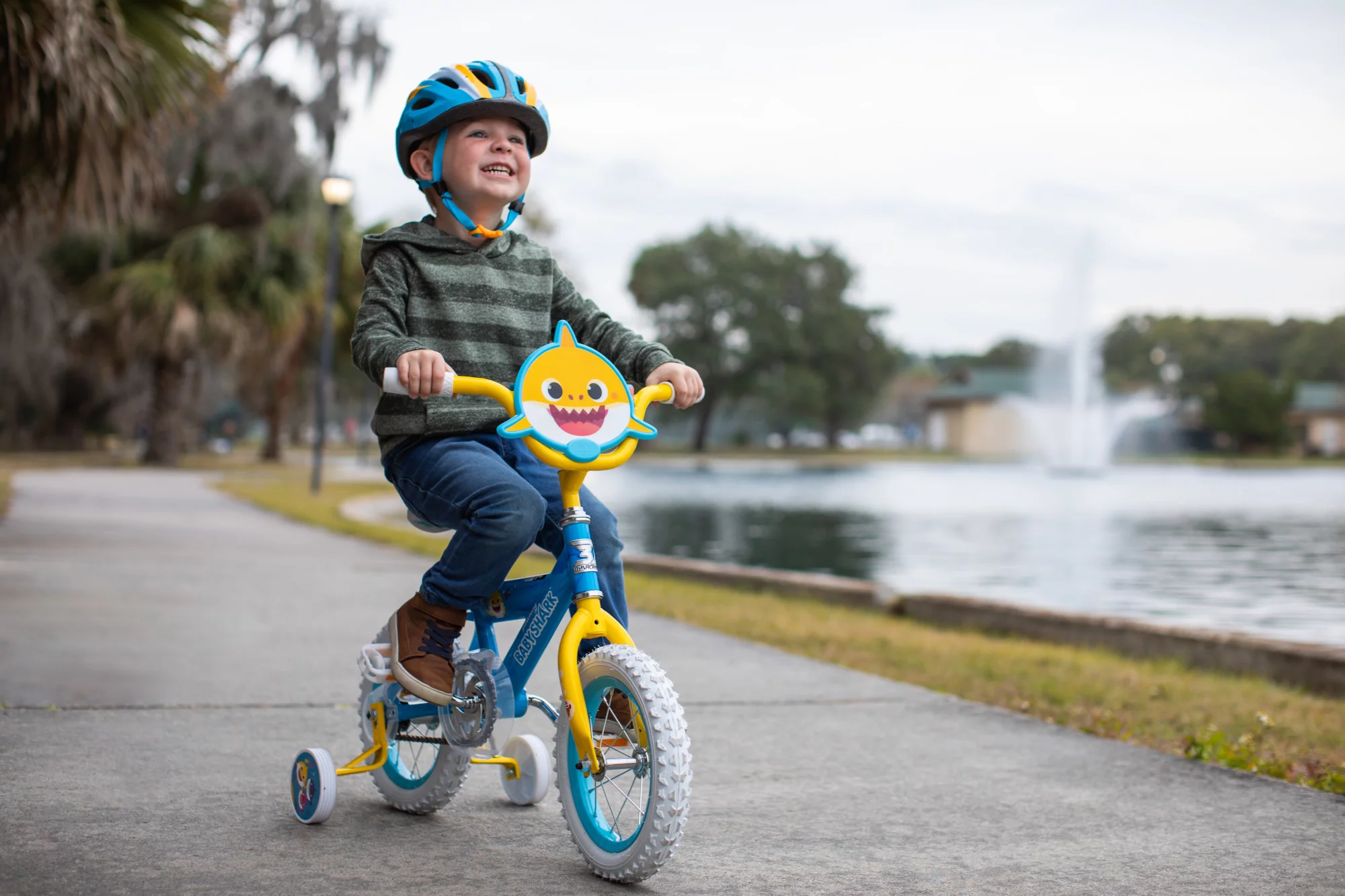 Dynacraft Baby Shark 12-Inch Boys BMX Bike For Age 3-5 Years - Womvr