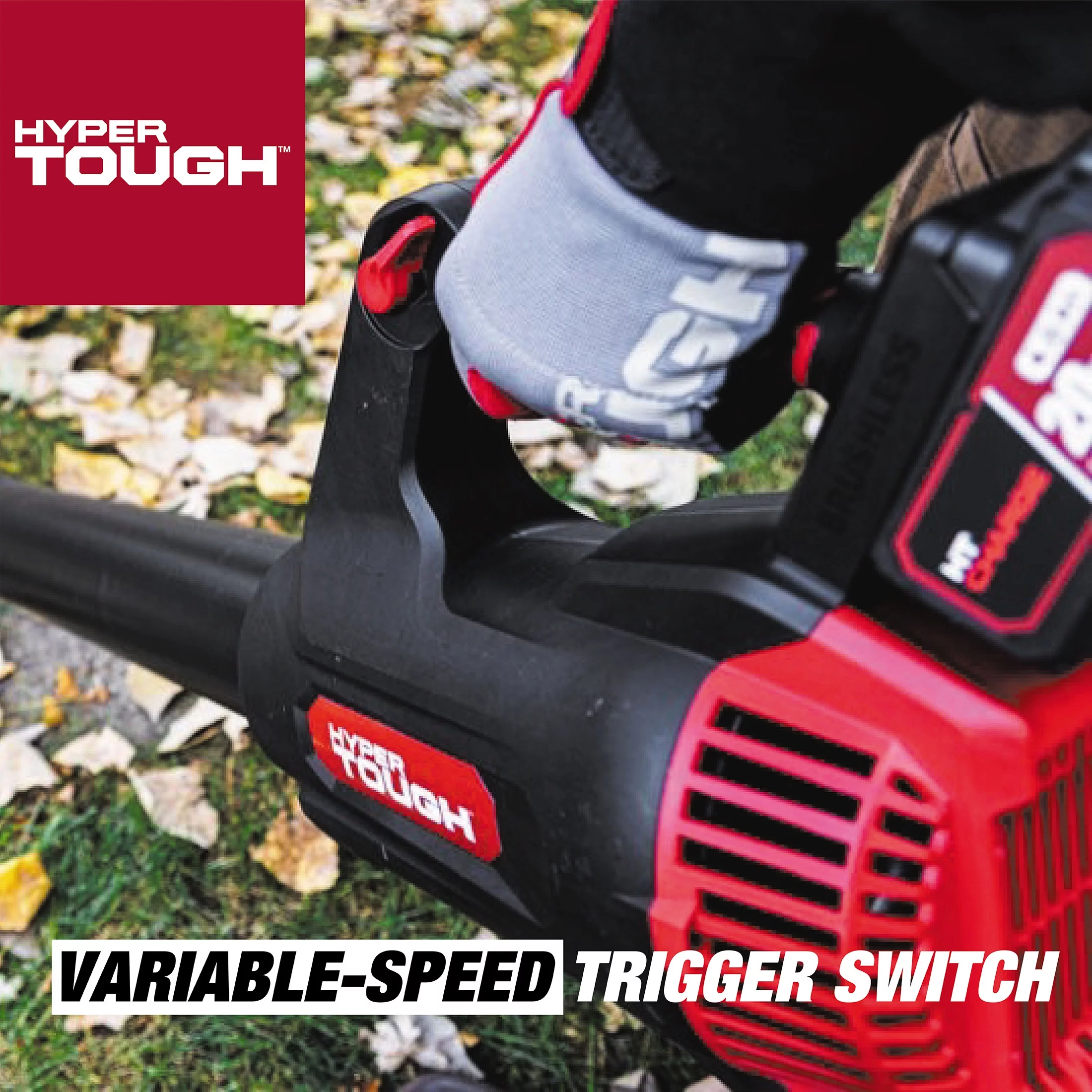 Hyper Tough 20V Max 110 mph 420 Cfm 4.0Ah Brushless Handheld Battery Blower, HT22-401-03-01 - Womvr