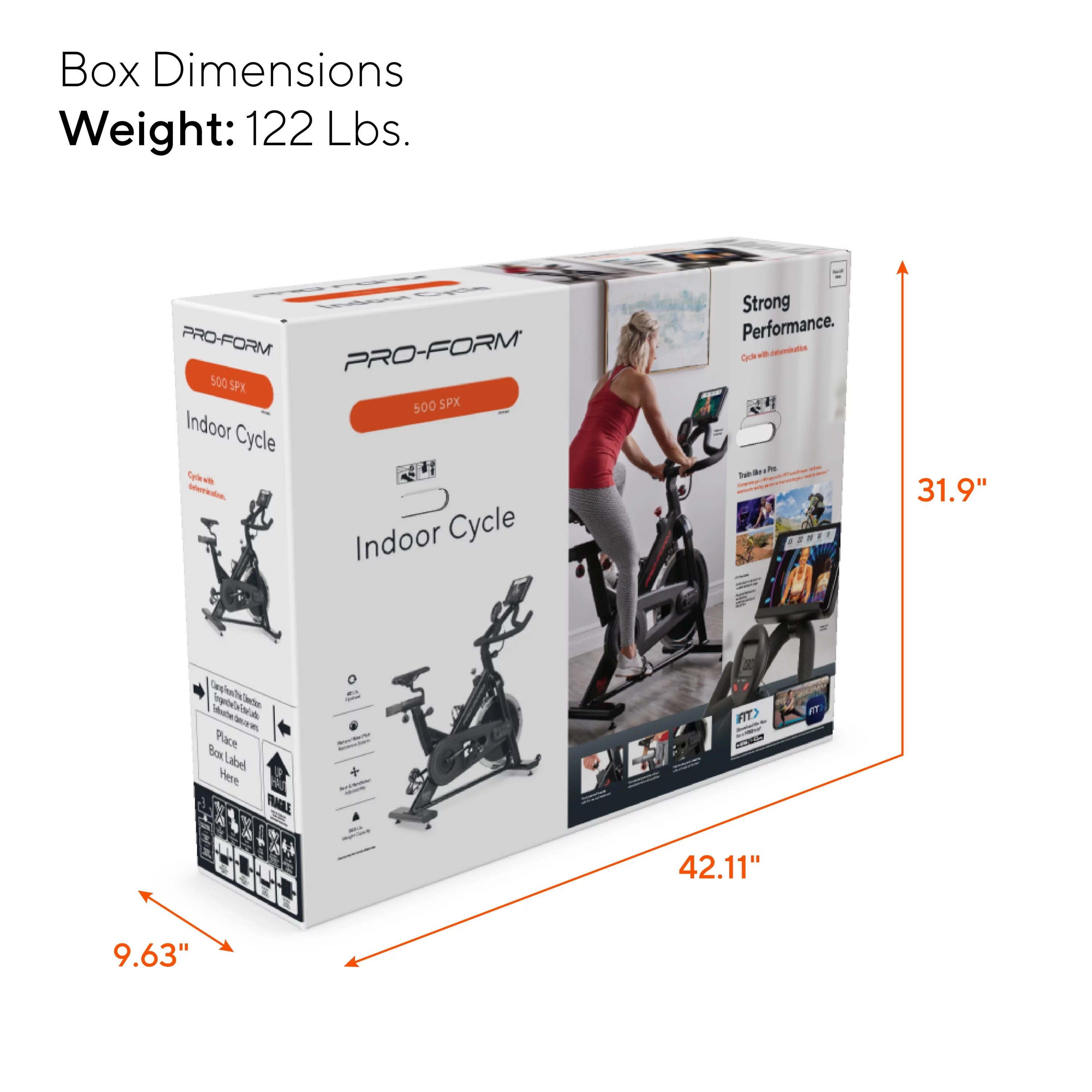 ProForm 500 SPX Indoor Cycle with Interchangeable Racing Seat - Womvr