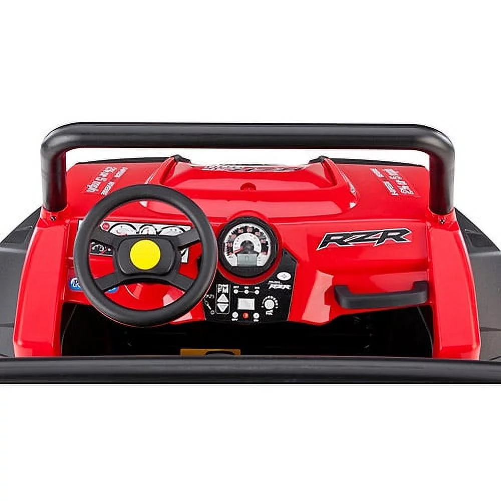 Peg Perego Polaris Ranger RZR 900 12-Volt Battery-Powered Ride-On, Red - Womvr