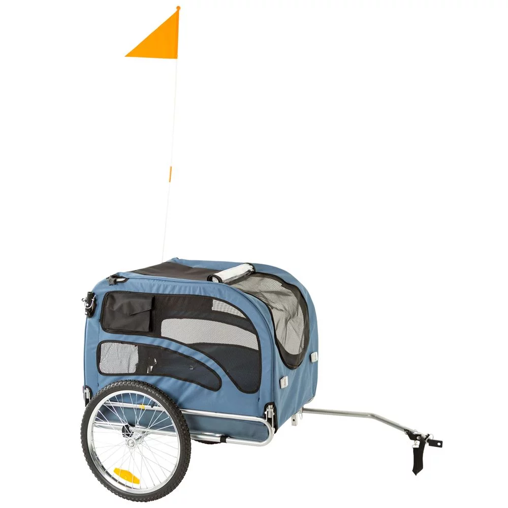 Rage Powersports Bicycle Dog Trailer Carrier, Blue, 56.25