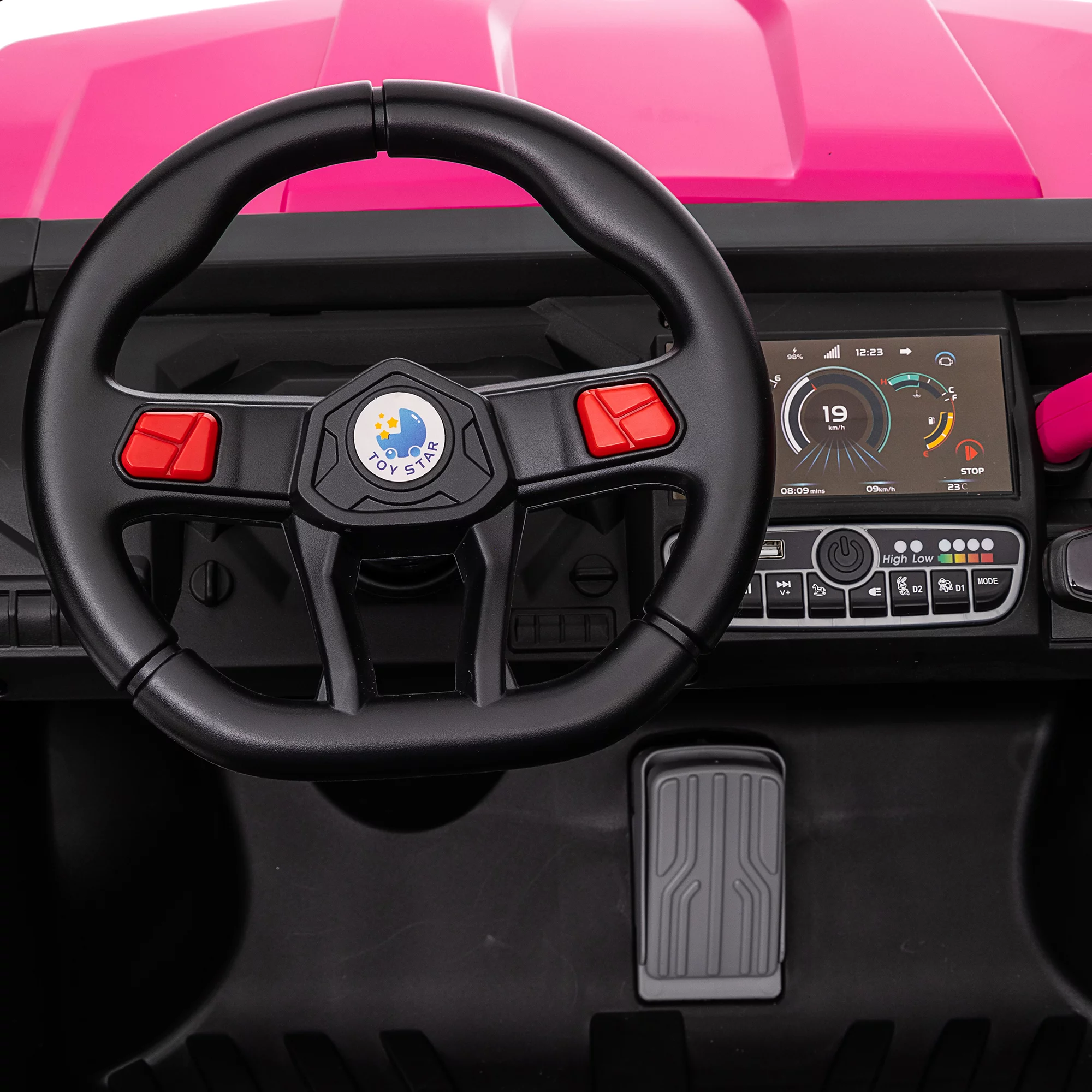 24V Kids Ride On Dump Truck 2 Seater with Remote,Green - Womvr