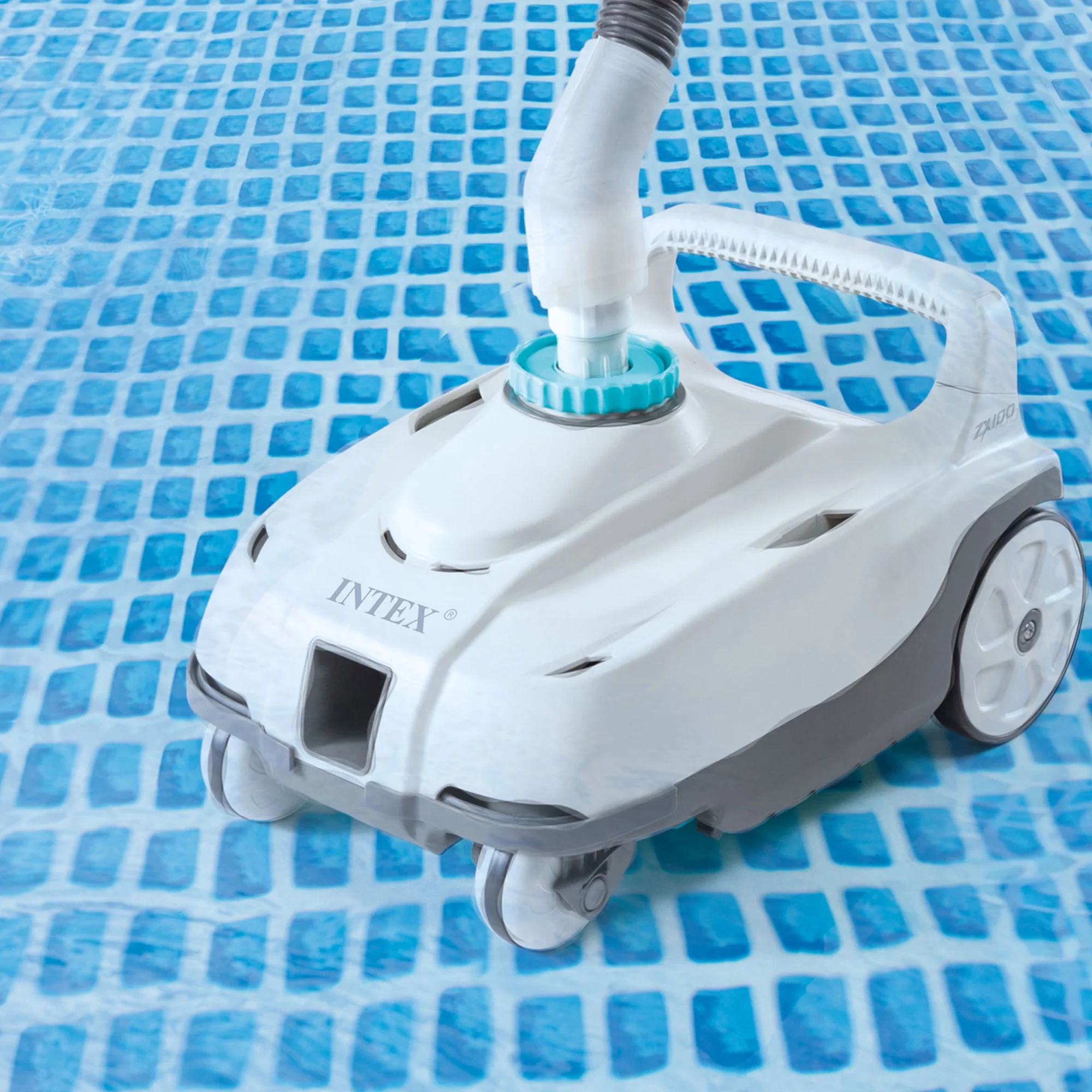 Intex ZX100 Side Pool Cleaner w/Ultra XTR Deluxe Swimming Pool Set - Womvr