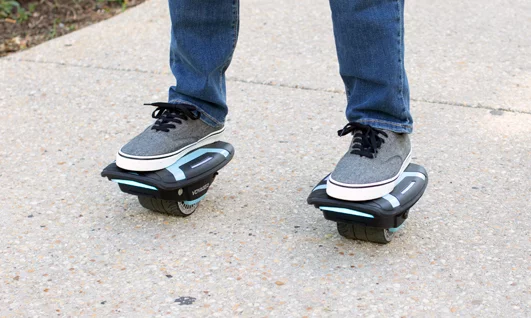 Voyager Space Shoes Powered Ride On Hover Skates for Kids and Adults, Blue - Womvr