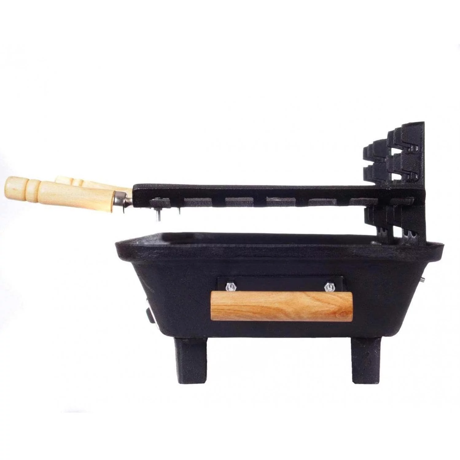 Marsh Allen Cast Iron Hibachi Tabletop Charcoal BBQ Grill - Womvr