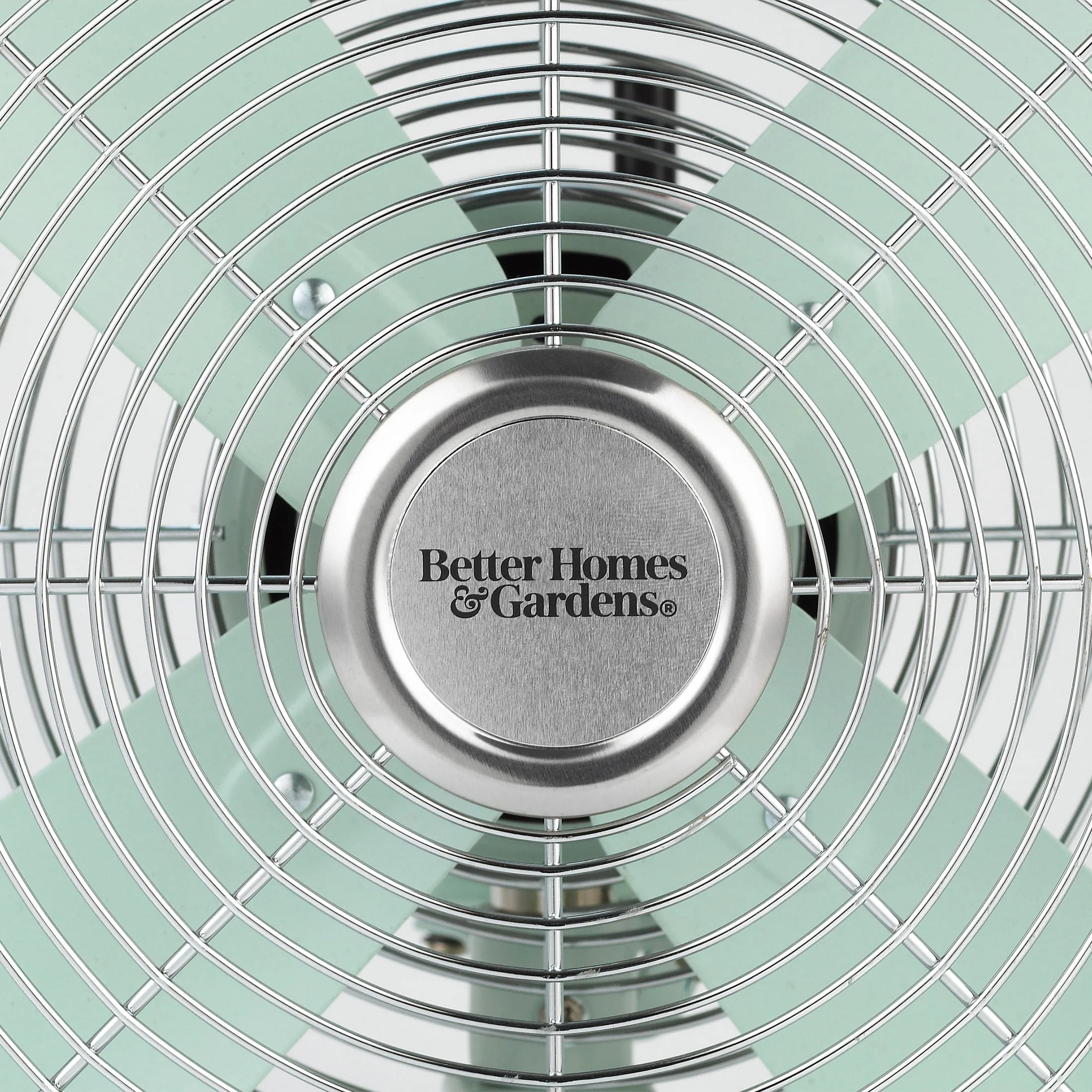 Better Homes & Gardens New 12 inch Retro 3-Speed Metal Tilted-Head Oscillation Table Fan Gold - Womvr
