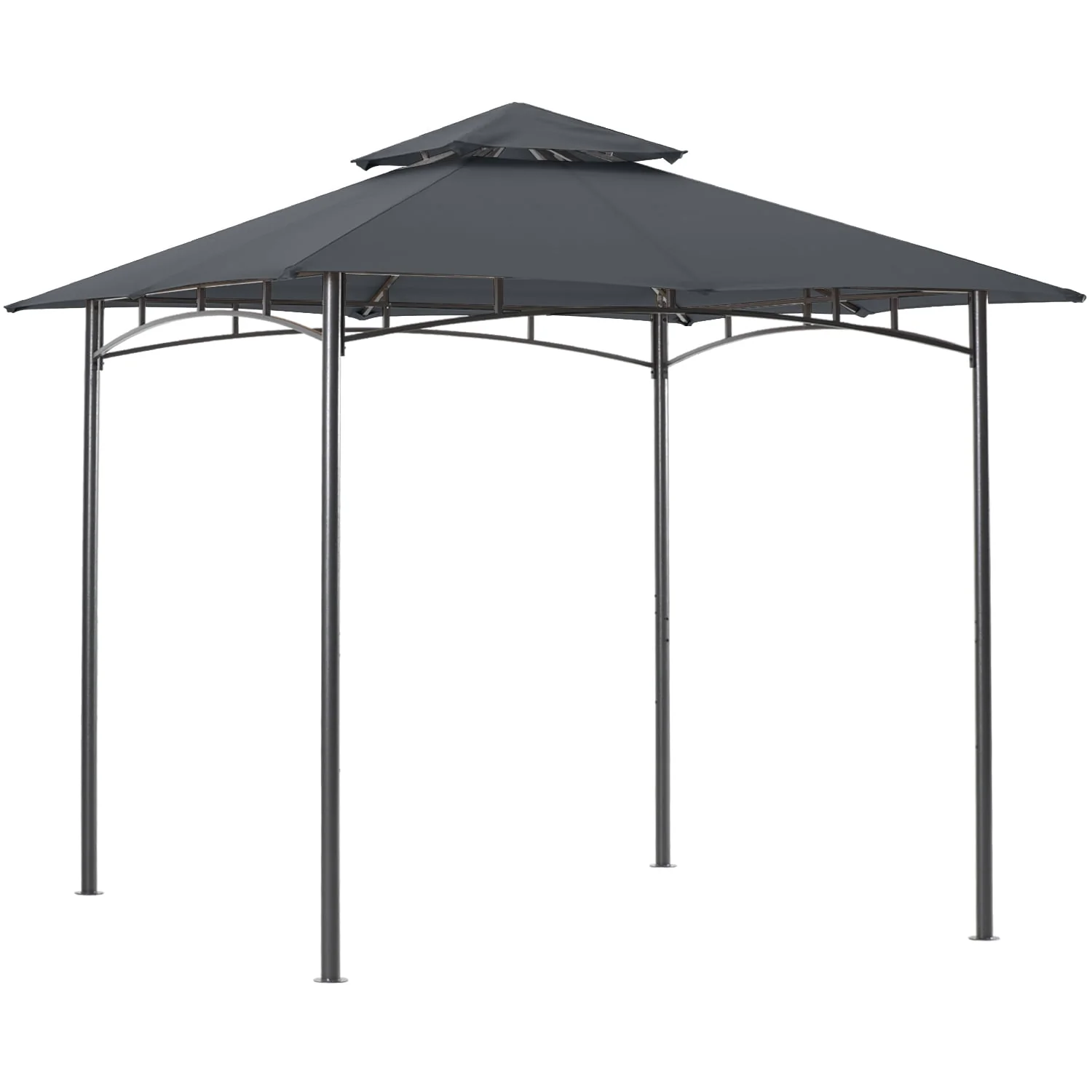 ABCCANOPY 9'x9' Patio Gazebo With Mosquito Netting and Double Soft Roof Canopies for Shade and Rain,Rust Red - Womvr