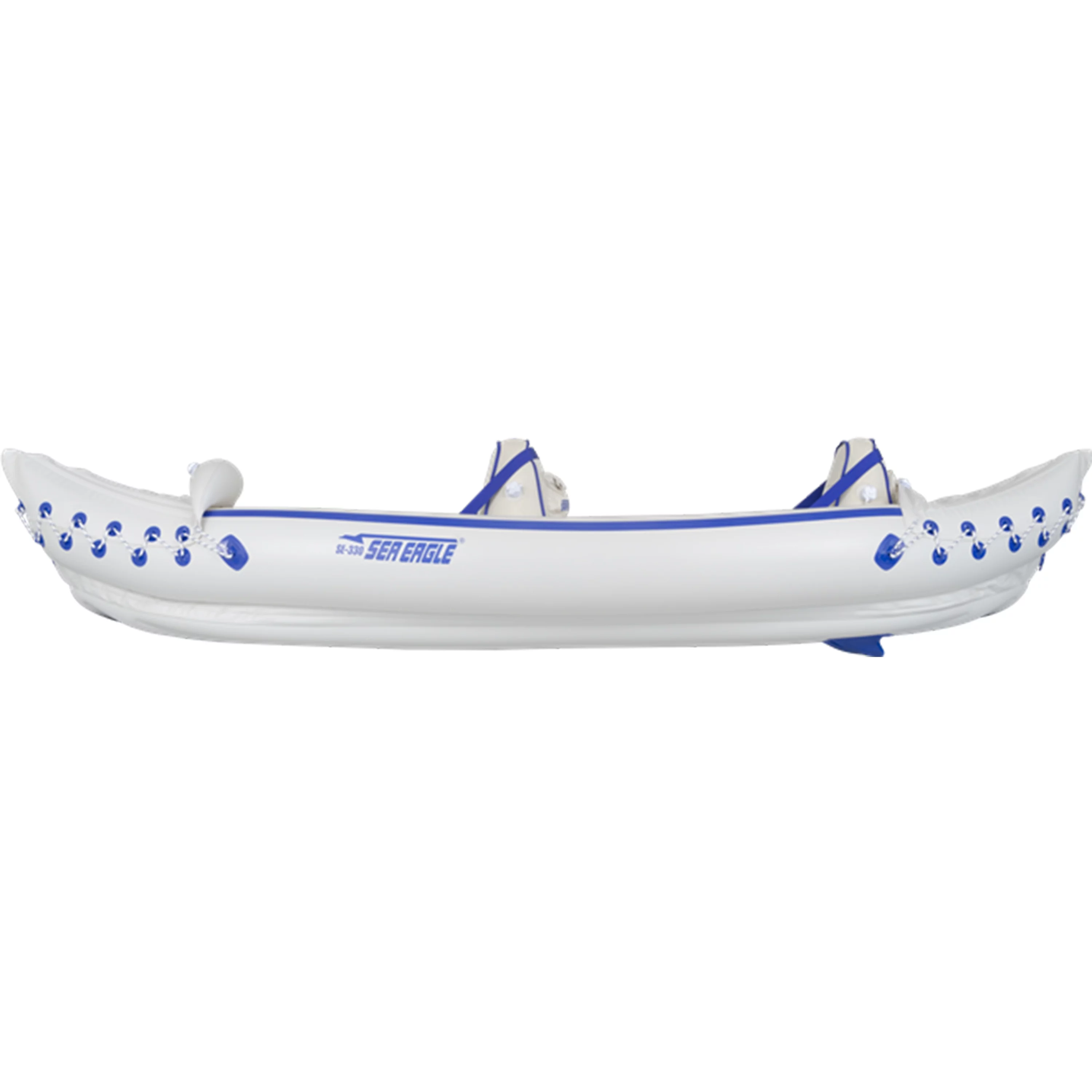 Sea Eagle 330 Deluxe 2 Person Inflatable Kayak with Paddles, Pump, & Seats - Womvr
