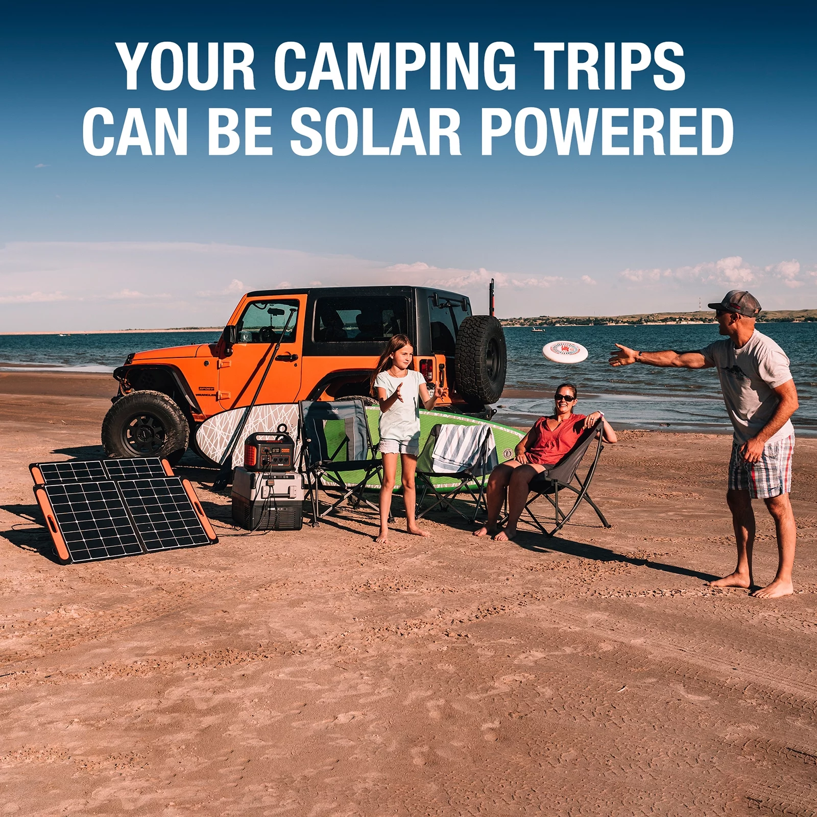 Jackery Explorer 1000 Portable Power Station, 1002Wh Capacity with 3x1000W AC Outlets (Solar Panel Optional) - Womvr