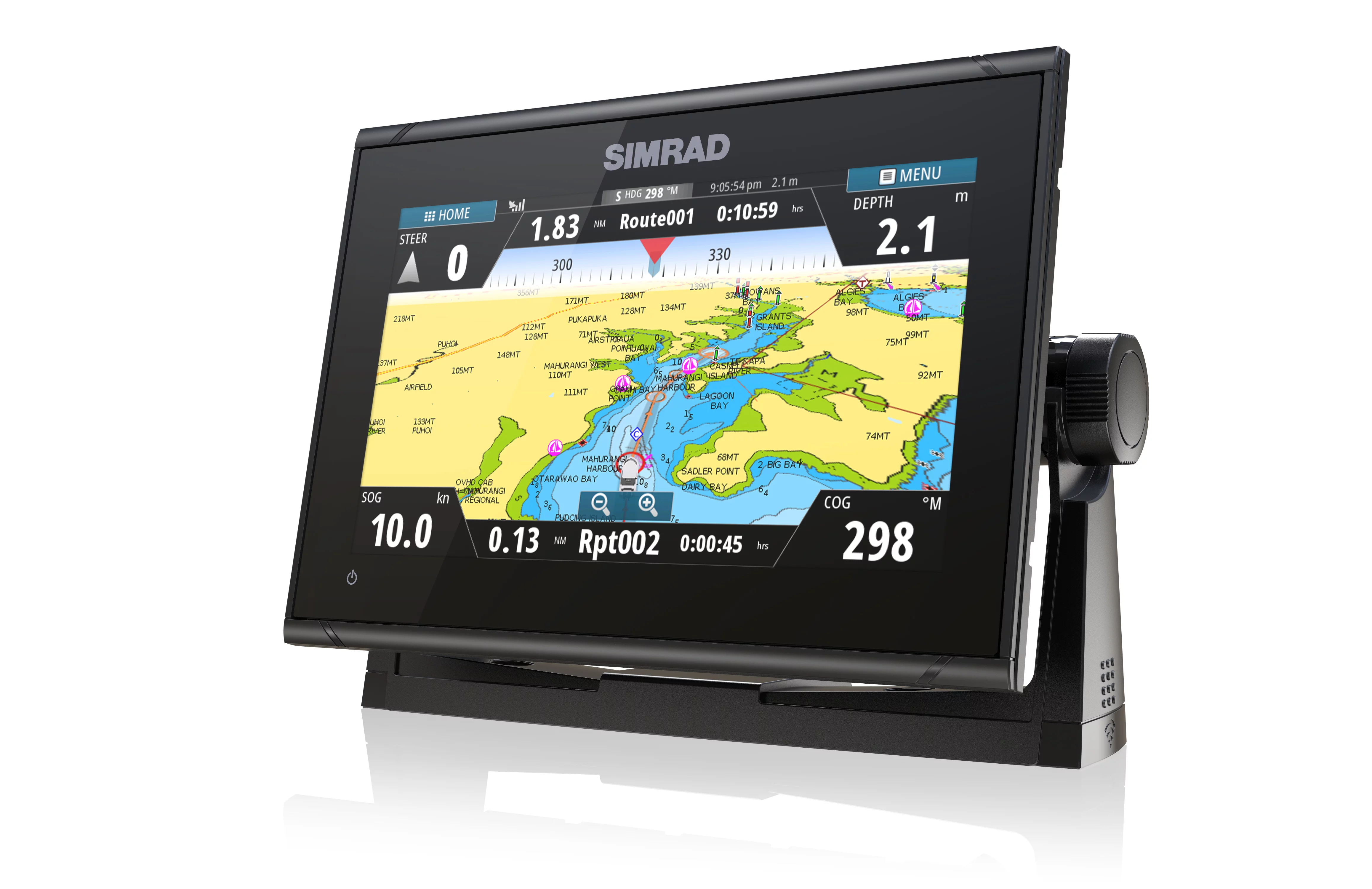 Simrad GO9 XSE with Active Imaging 3-in-1 Transducer + C-Map Discover, GPS Chart-Plotter - Womvr