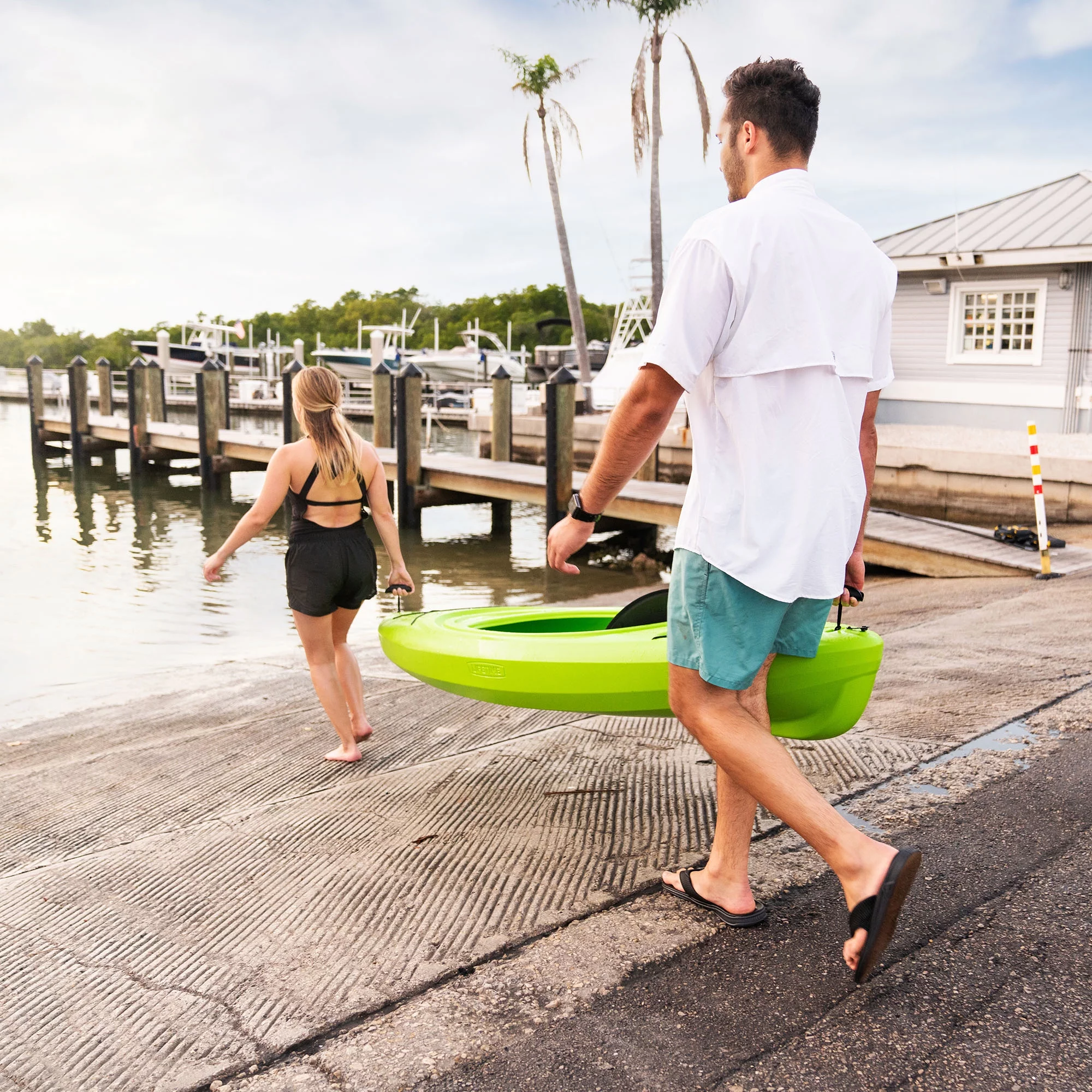 Lifetime Pacer 8 ft. Sit-Inside Kayak, Green (91032) - Womvr