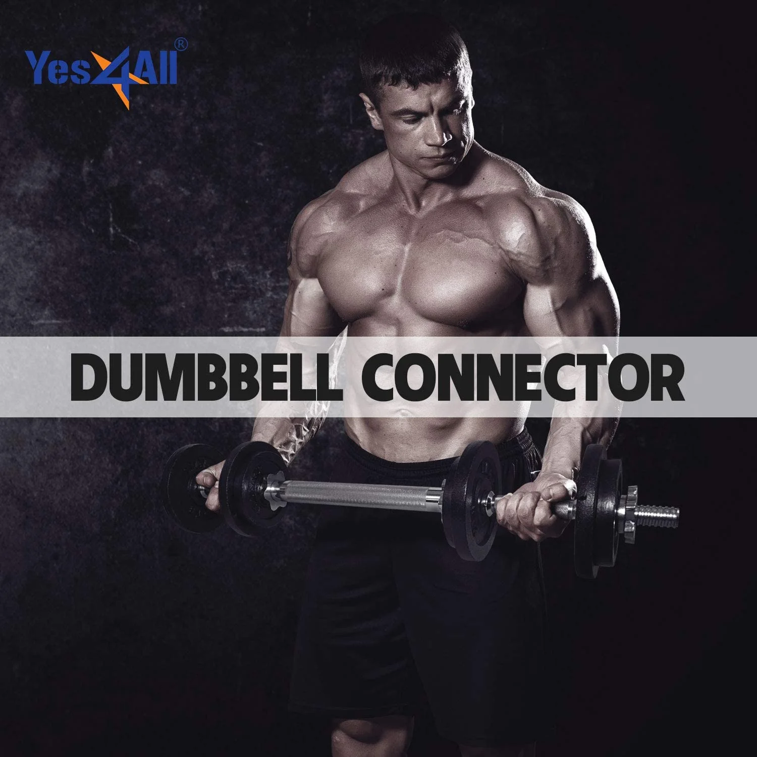 Yes4All 100 lbs Adjustable Dumbbells + Dumbbell Connector, Combo/Set - Womvr