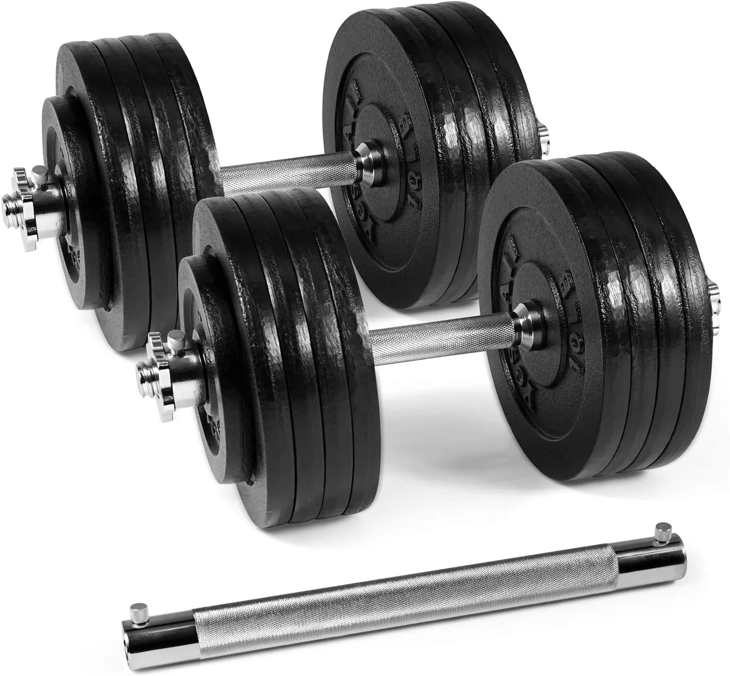 Yes4All 100 lbs Adjustable Dumbbells + Dumbbell Connector, Combo/Set - Womvr