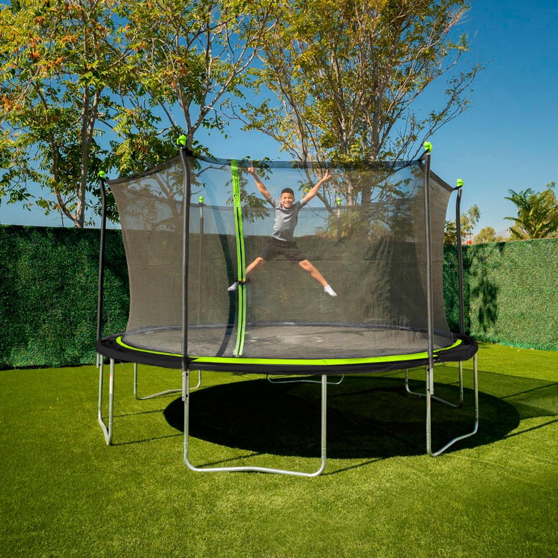 Bounce Pro 14ft Trampoline With Enclosure Combo - Womvr