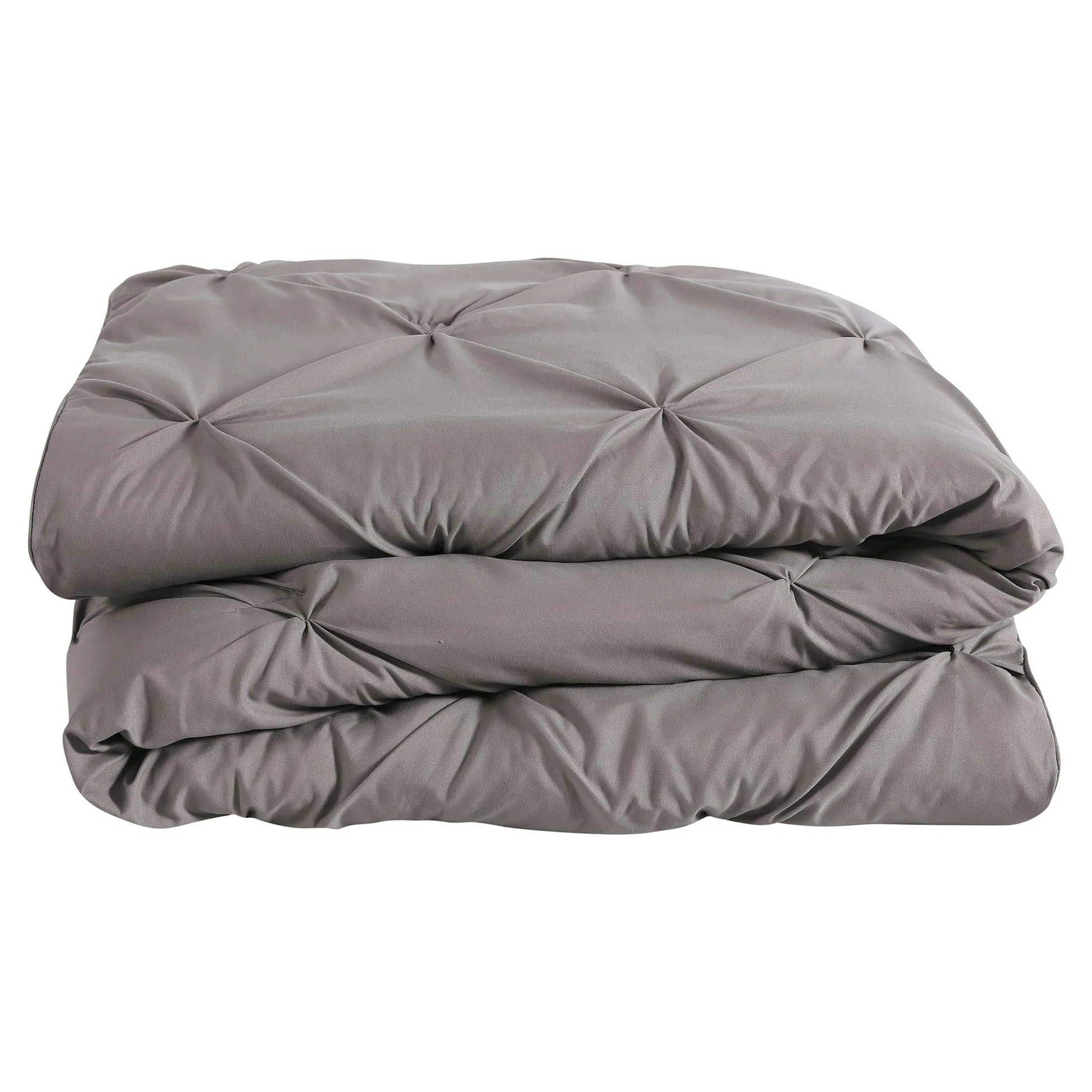 VCNY Home Carmen 4-Piece Navy Solid Pintuck Comforter Set, Queen - Womvr