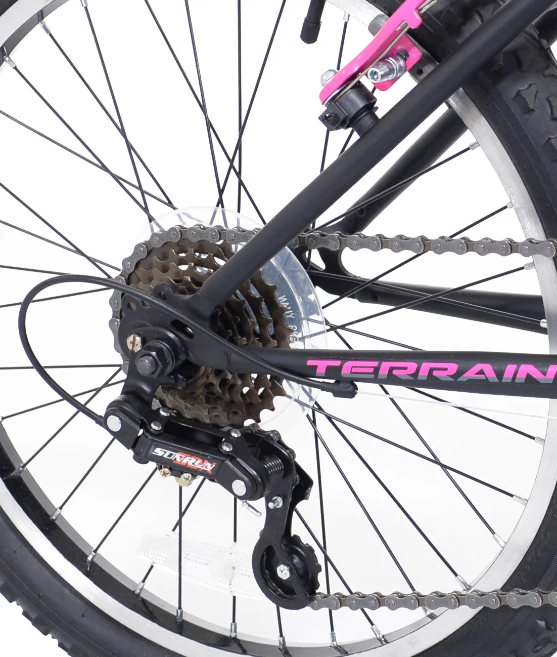 Kent 20-inch Girl's Kobra Mountain Child Bicycle, Black/Pink - Womvr