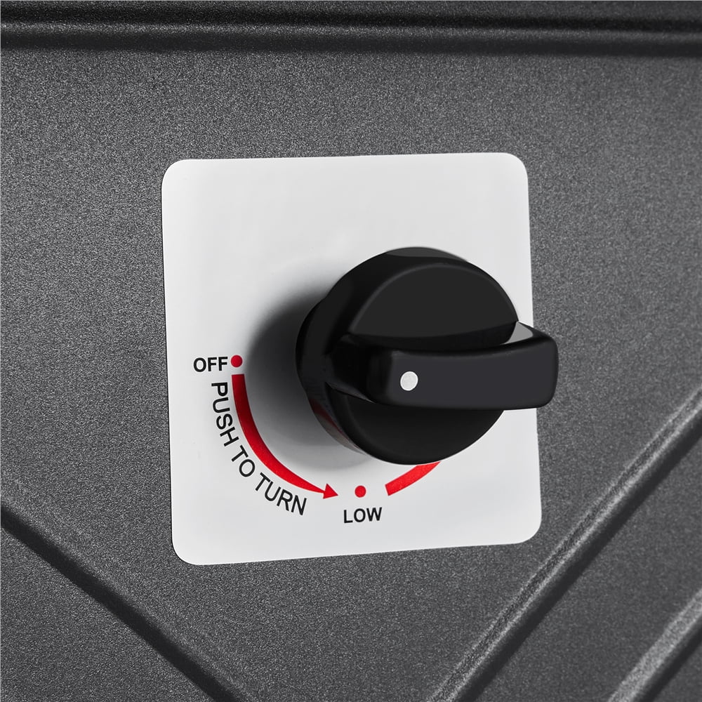 Topeakmart 28'' Square Propane Fire Pit Table 50,000 BTU with Lid & Iron Tabletop, Black - Womvr