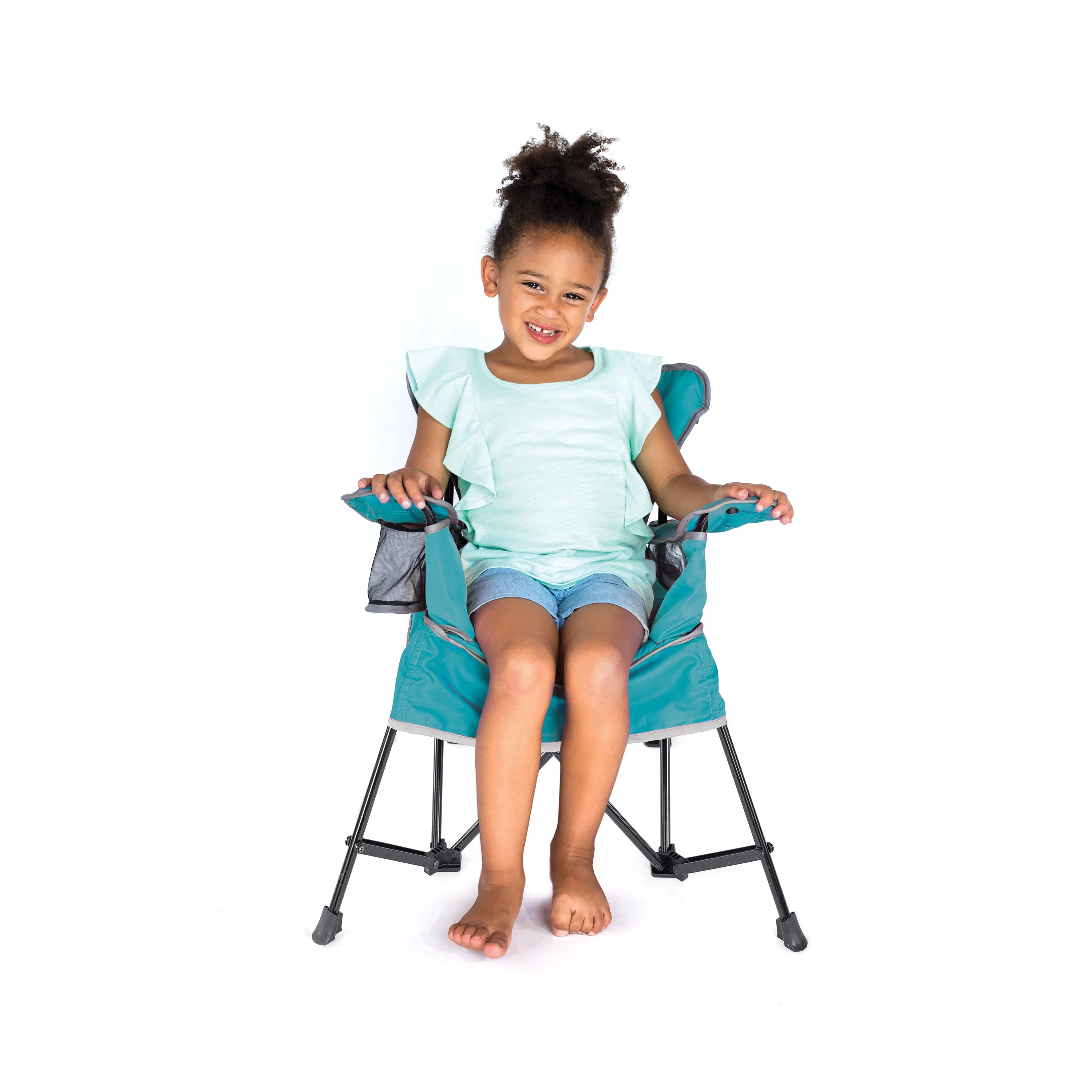 Baby Delight Go with Me Jubilee Deluxe Portable Infant Chair, Removable Canopy, Teal - Womvr