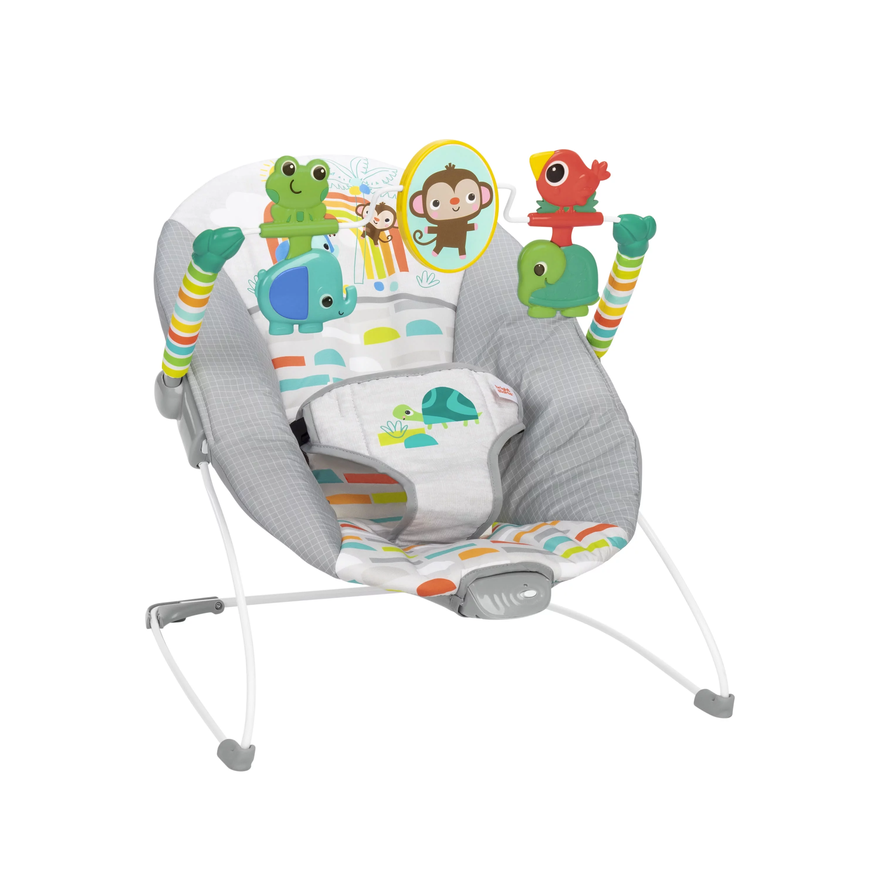 Bright Starts Playful Paradise Vibrating Baby Bouncer, Unisex, Newborn + - Womvr
