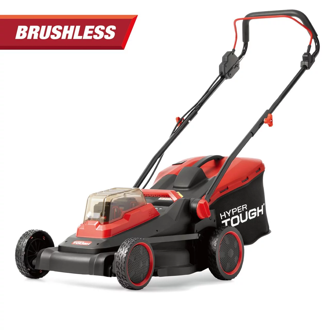 Hyper Tough 40V 18-inch Battery Powered Brushless Push Mower Kit, HT13-401-003-01 - Womvr