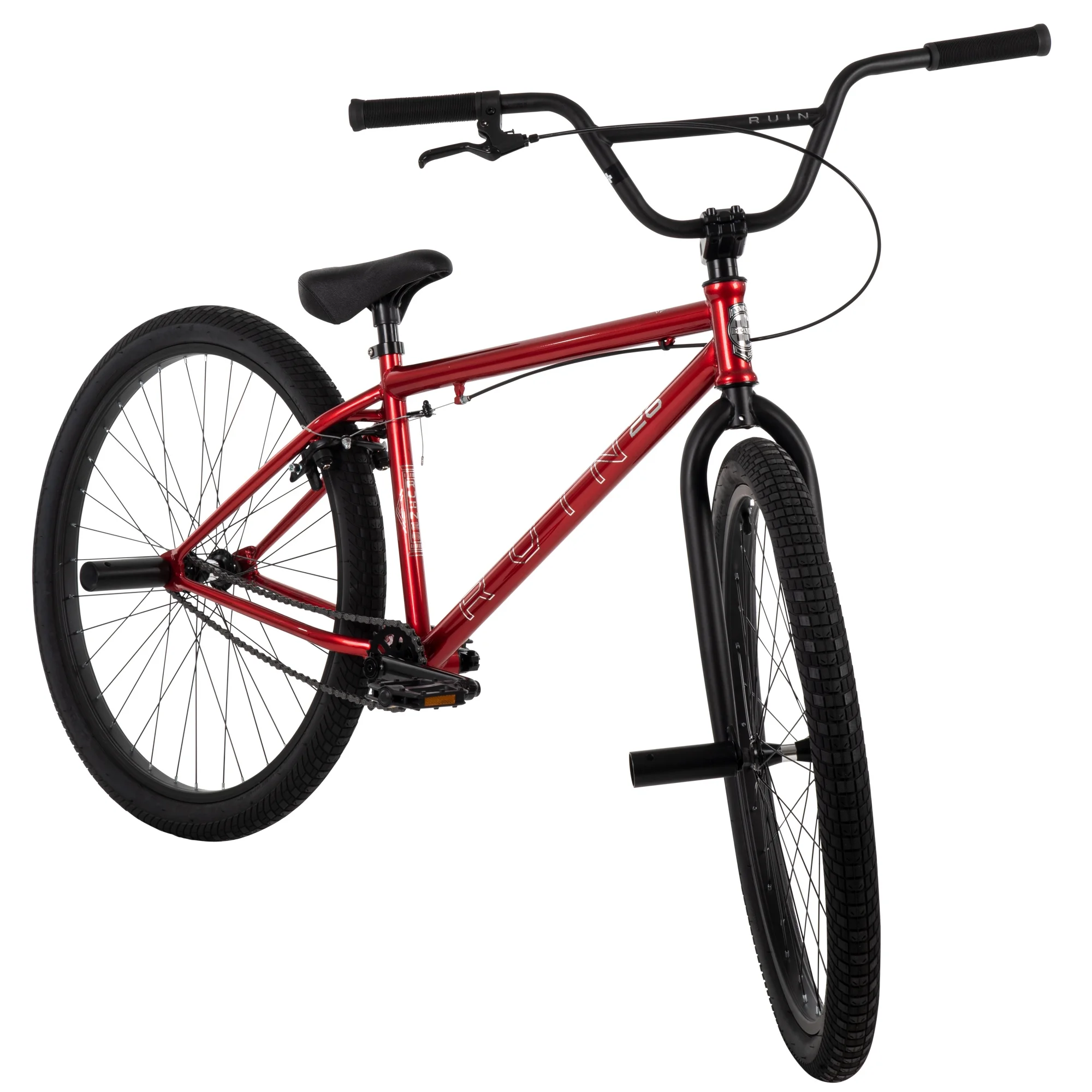 Huffy Ruin 26-inch Men's BMX Freestyle Bicycle, Ages 12+ Years,  Red - Womvr