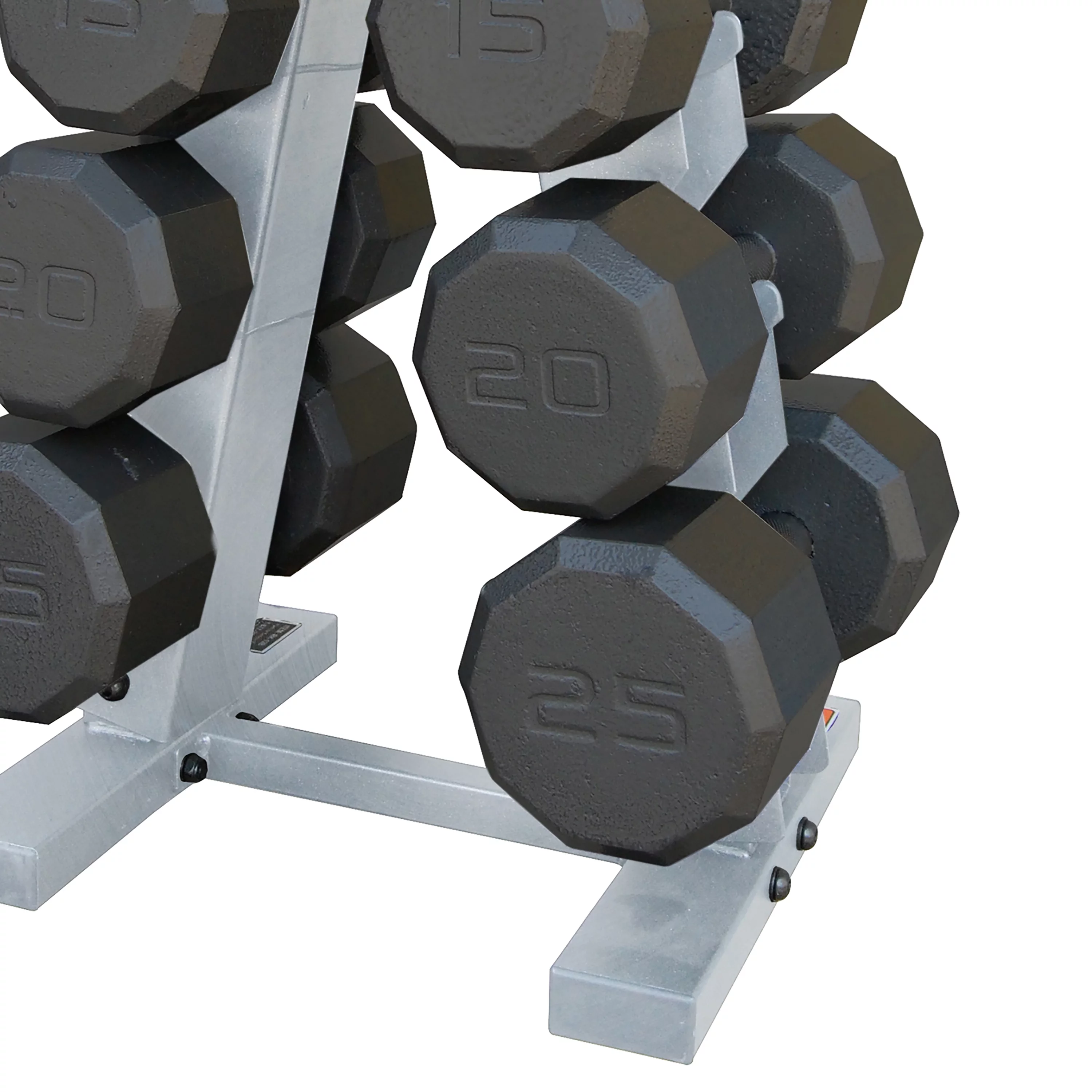 CAP Barbell 150 Lbs. Eco Dumbbells Set with Rack - Womvr