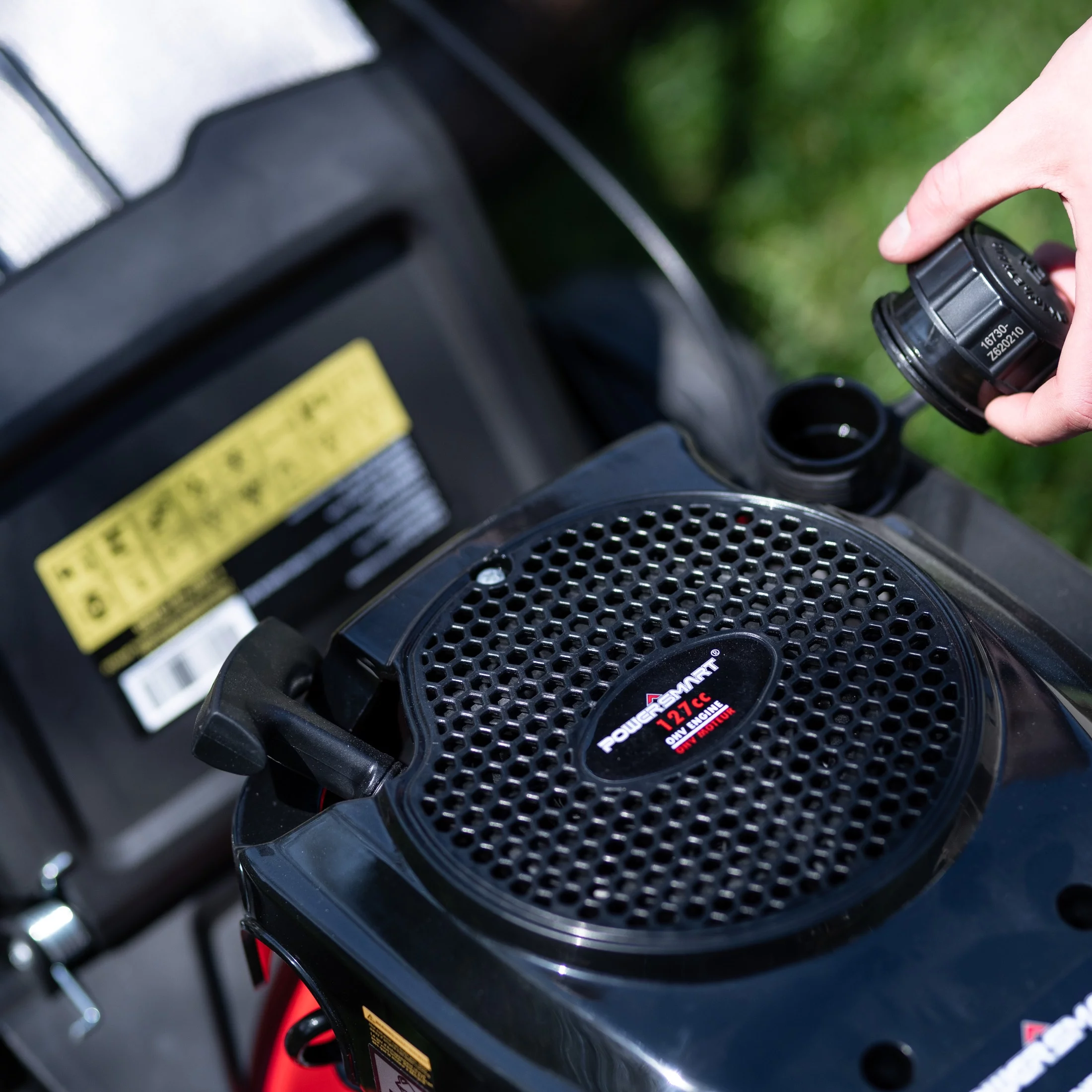 PowerSmart DB8617P 17 in. 3-in-1 Gas Push Lawn Mower - Womvr