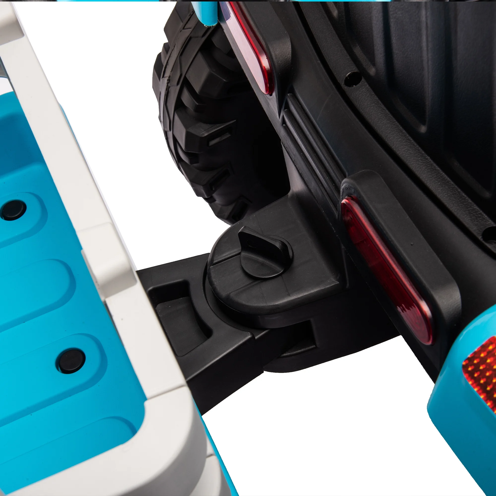 HNH 24V Ride on Toy,Kids Ride On Tractor with Trailer & Remote,Electric Car Toy with Bluetooth - Womvr