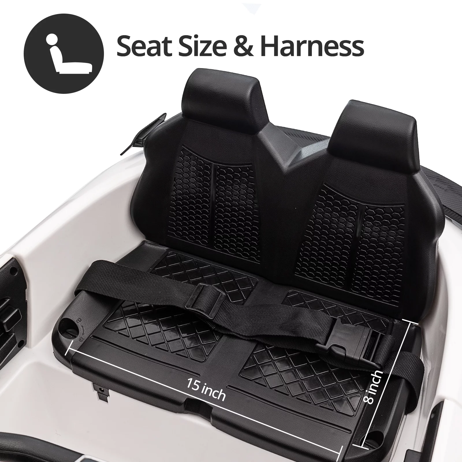 Hikiddo Electric Ride on Car for Kids, Licensed Audi 12V 7Ah Kids Ride-on Toy for Toddlers 2-5 Girl with Remote, Bluetooth - Pink - Womvr