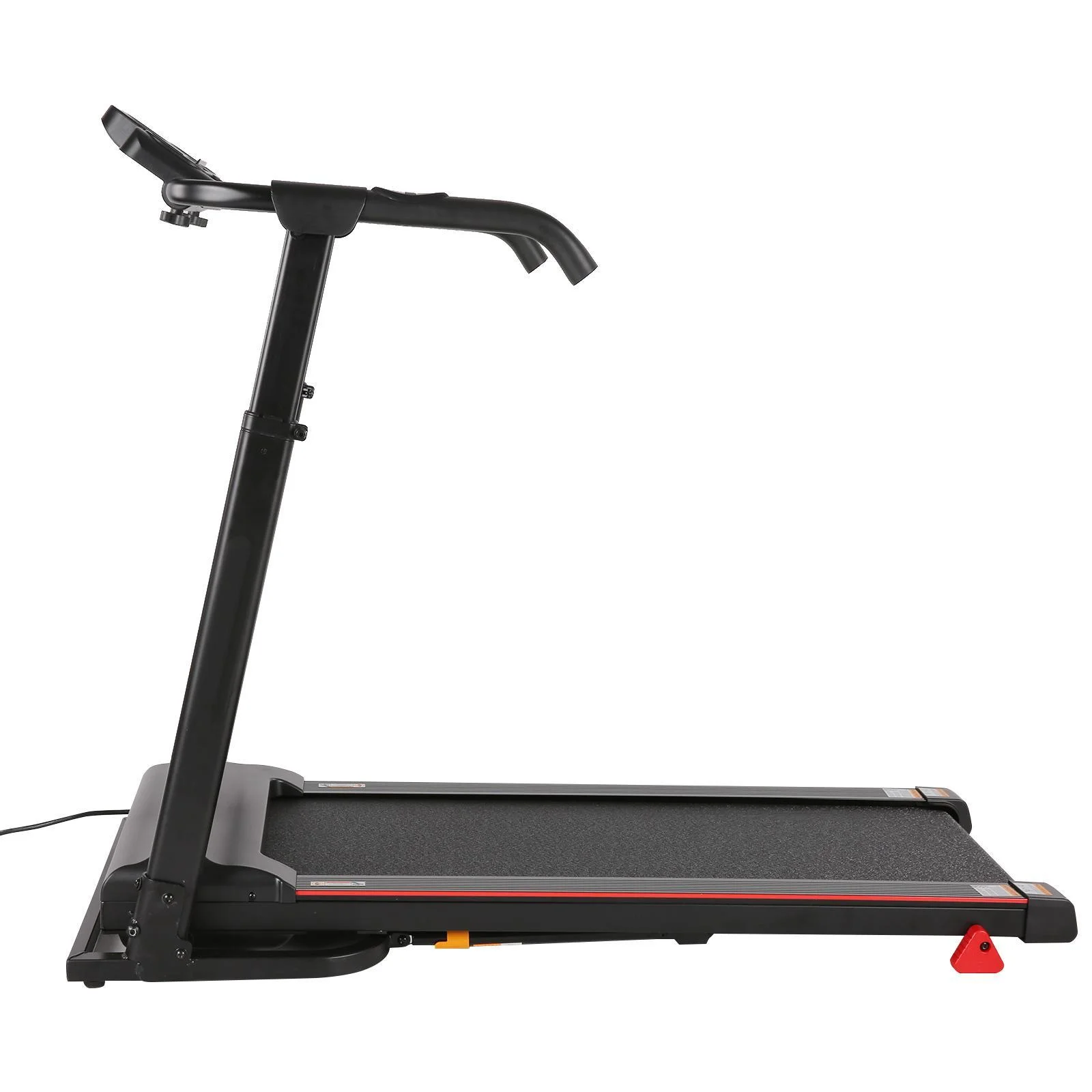 Tikmboex 300Lbs Treadmill with Desk - 2.5 HP Portable Folding Treadmill for Home, Running Machine with Incline（Gray） - Womvr